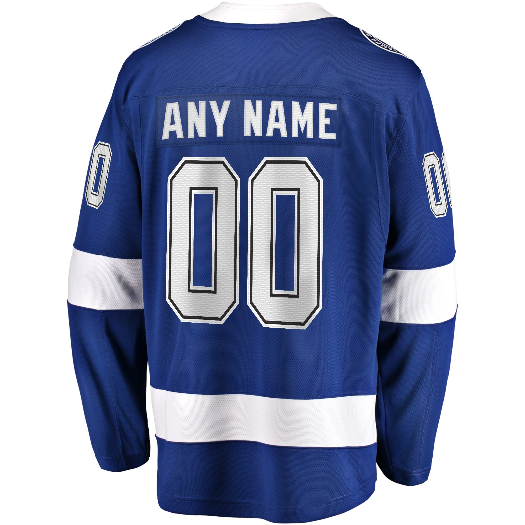 Tampa Bay Lightning Fanatics 2021 Stanley Cup Champions Home Breakaway Custom Jersey - Blue