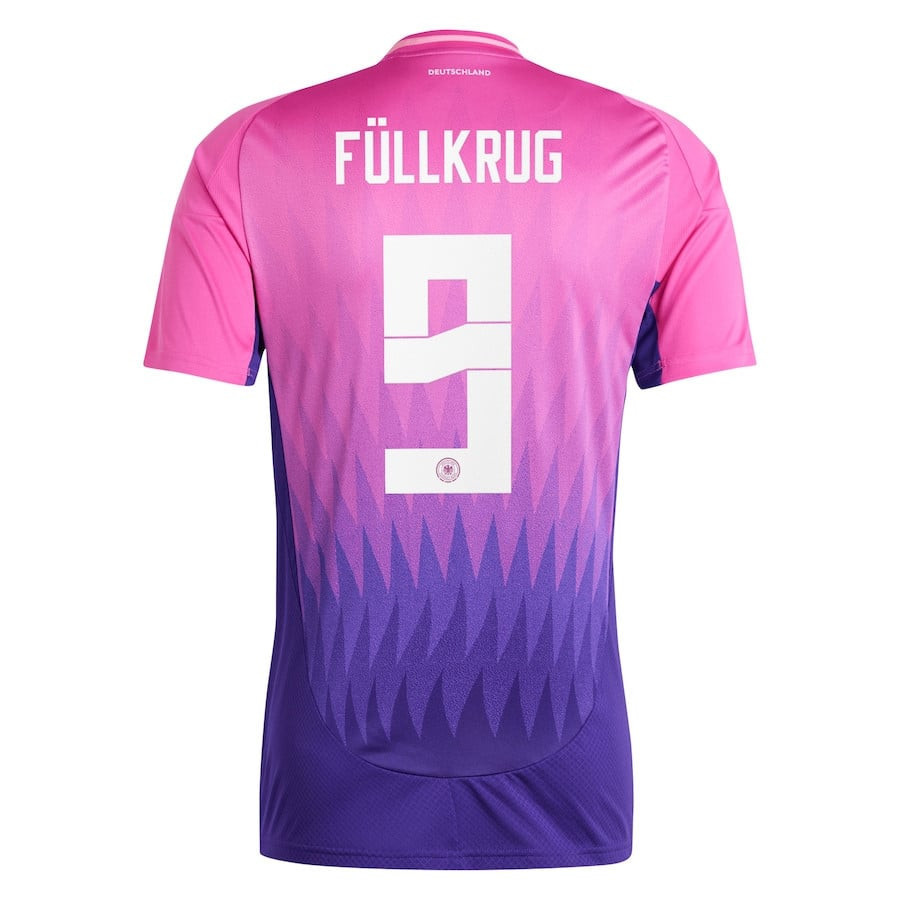 Niclas Füllkrug 9 Germany National Team 2024 Away Men Jersey - Pink