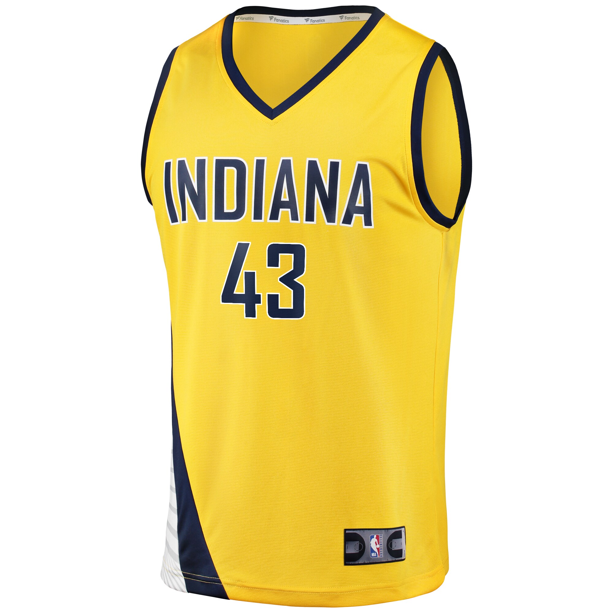 Pascal Siakam Indiana Pacers Fanatics Youth Fast Break Player Jersey - Statement Edition - Gold