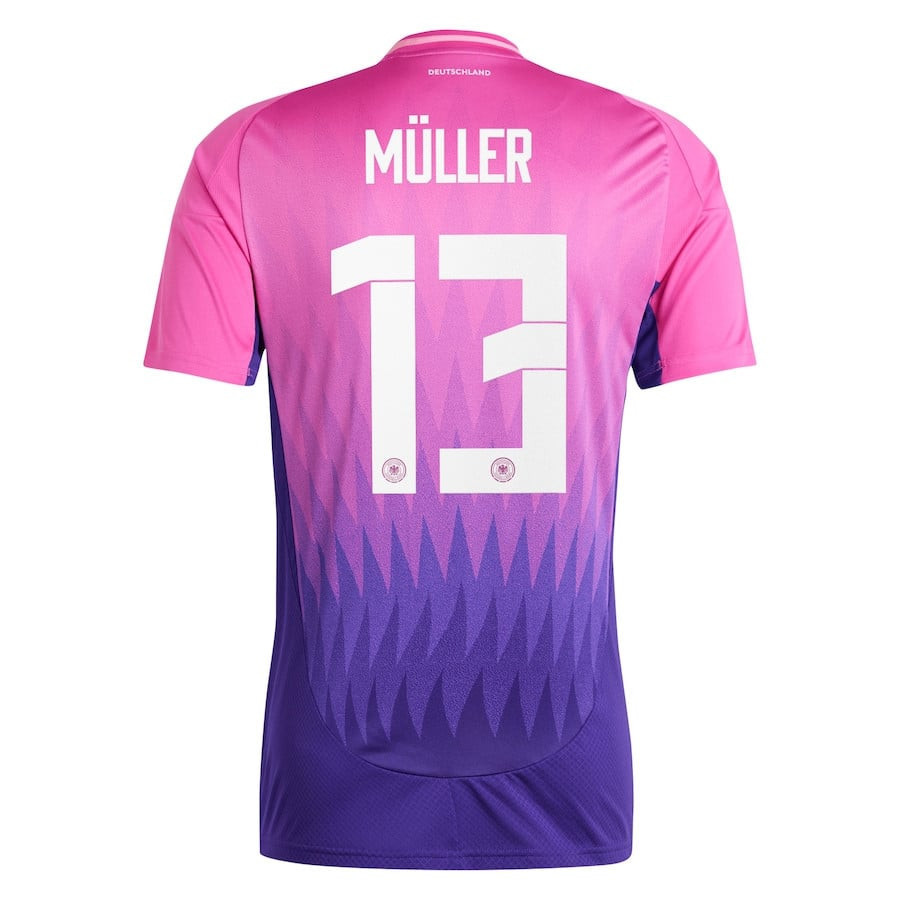 Thomas Müller 13 Germany National Team 2024 Away Men Jersey - Pink