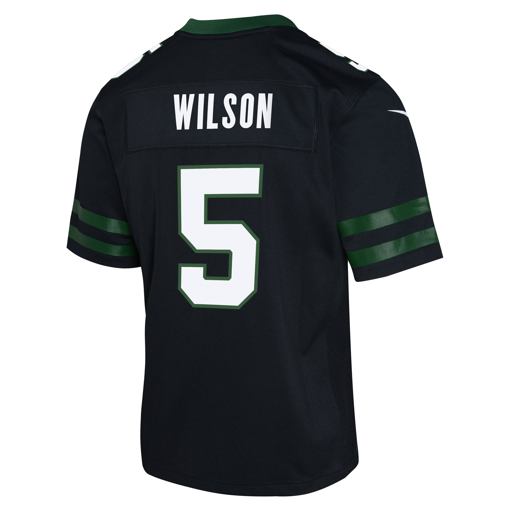 Garrett Wilson New York Jets  Youth Alternate Game Jersey - Legacy Black