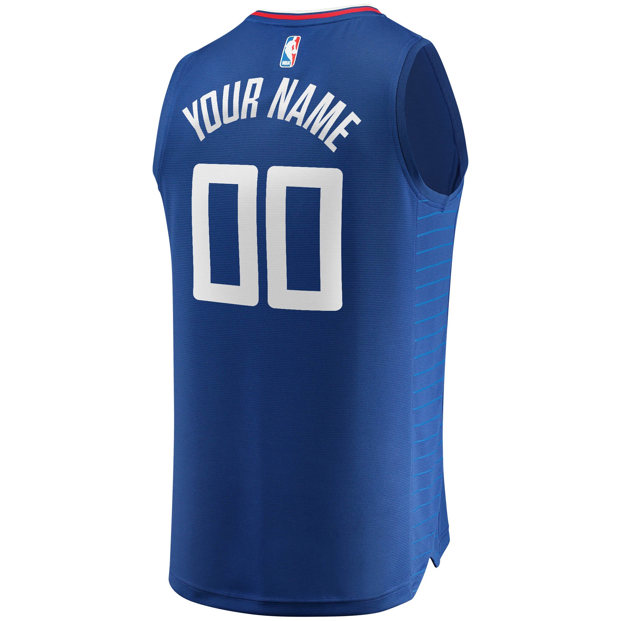 LA Clippers Fanatics Fast Break Custom Replica Jersey Royal - Icon Edition