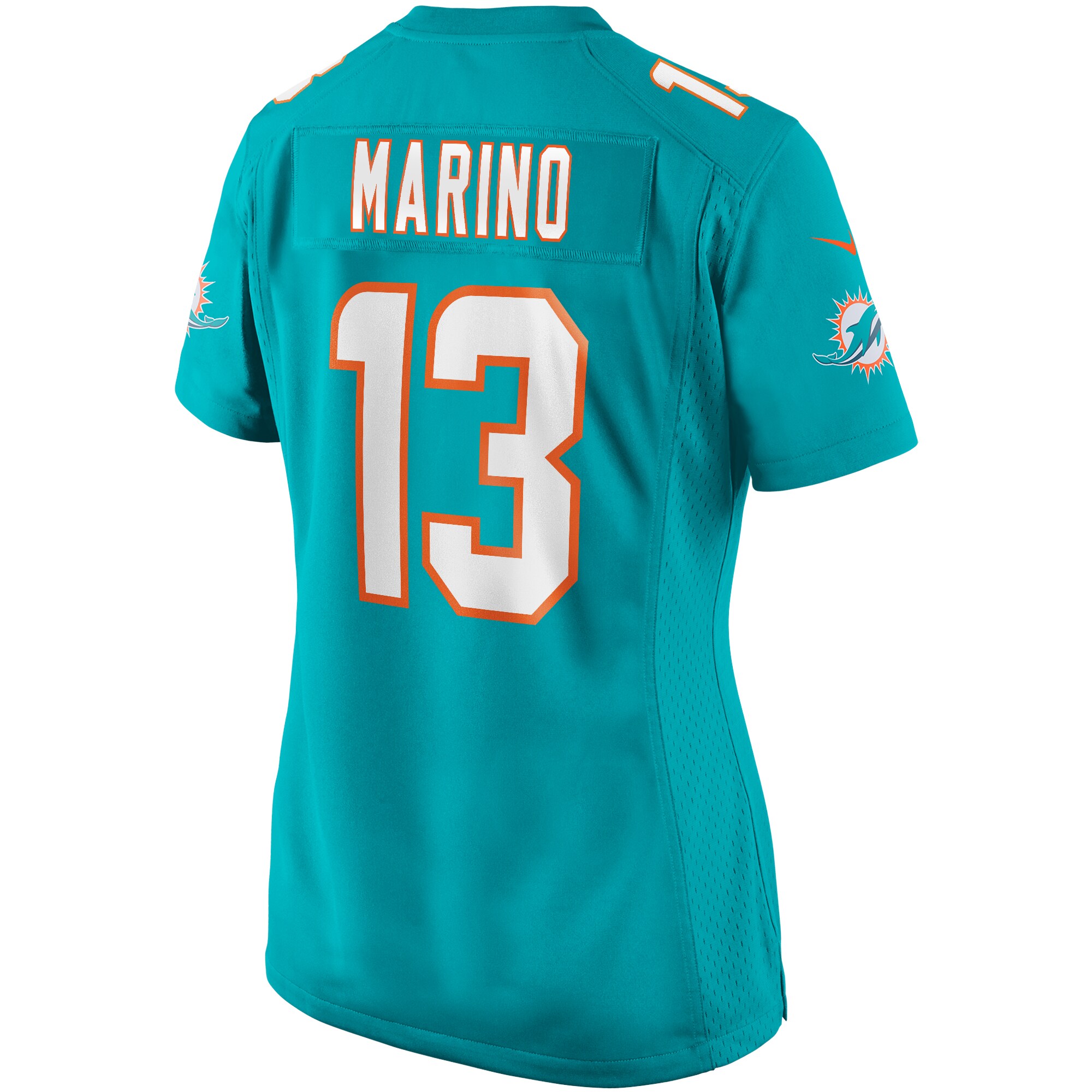 Dan Marino Miami Dolphins  Women's Game Retired Player Jersey - Aqua