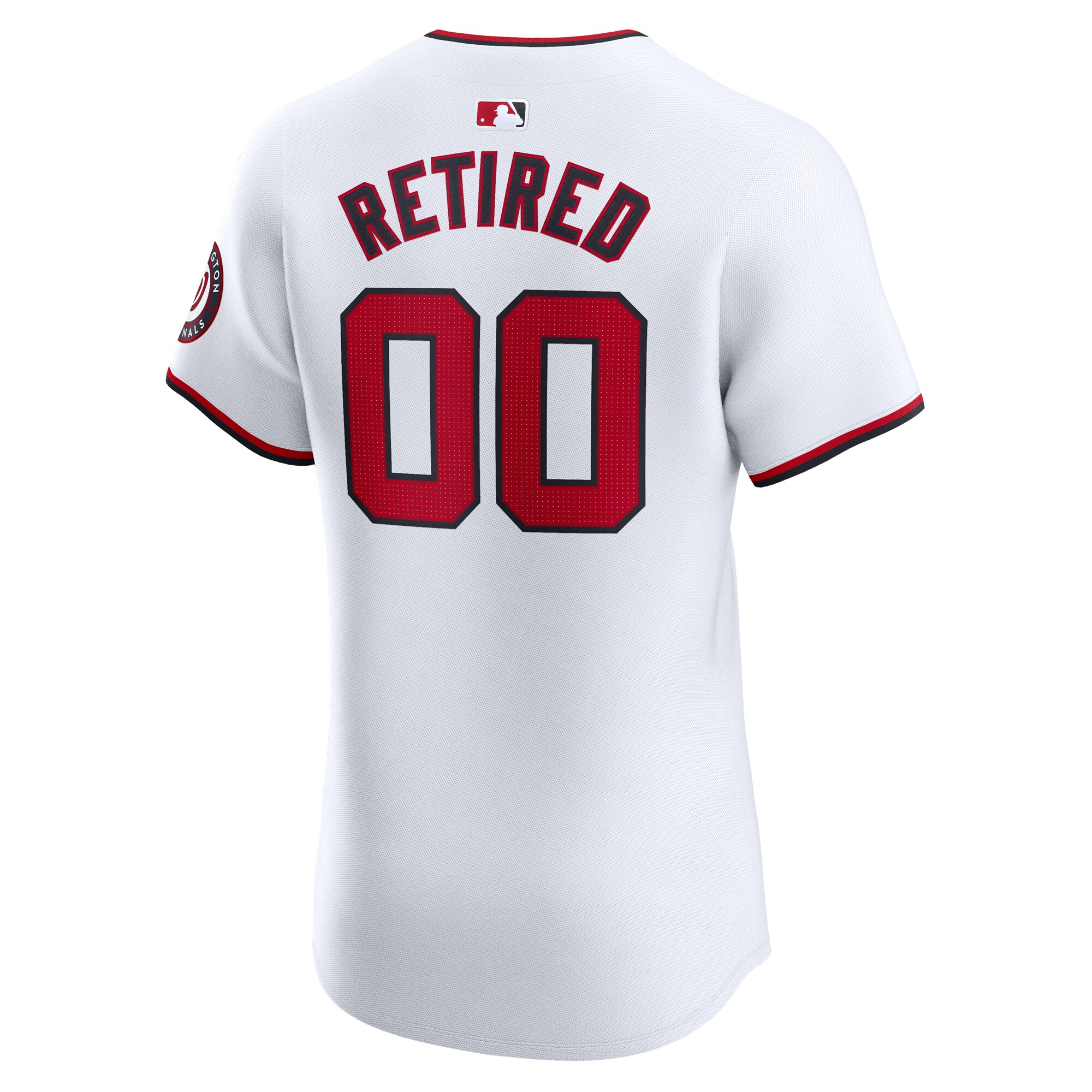 Washington Nationals  Home Elite Pick-A-Player Retired Roster Jersey - White