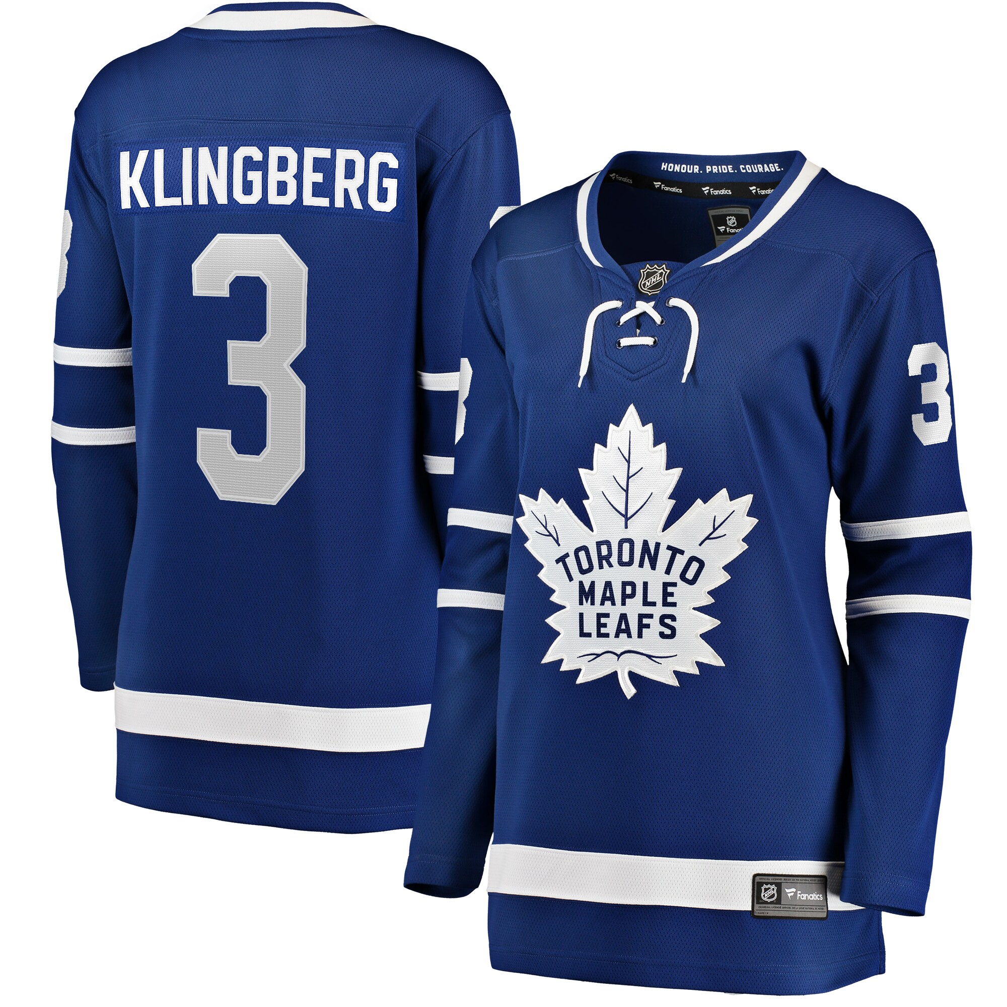 John Klingberg Toronto Maple Leafs Fanatics Women's Home Breakaway Player Jersey - Blue