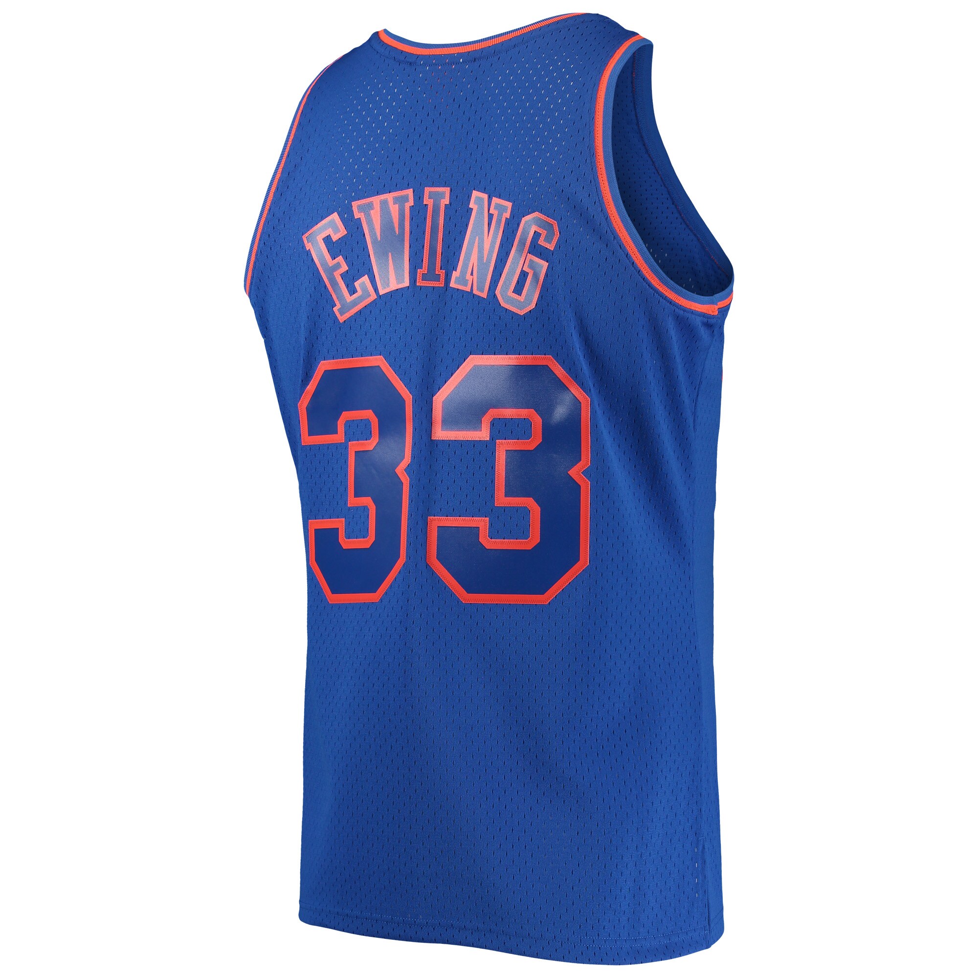 Patrick Ewing New York Knicks Mitchell & Ness 1996\/97 Hardwood Classics Swingman Jersey - Blue