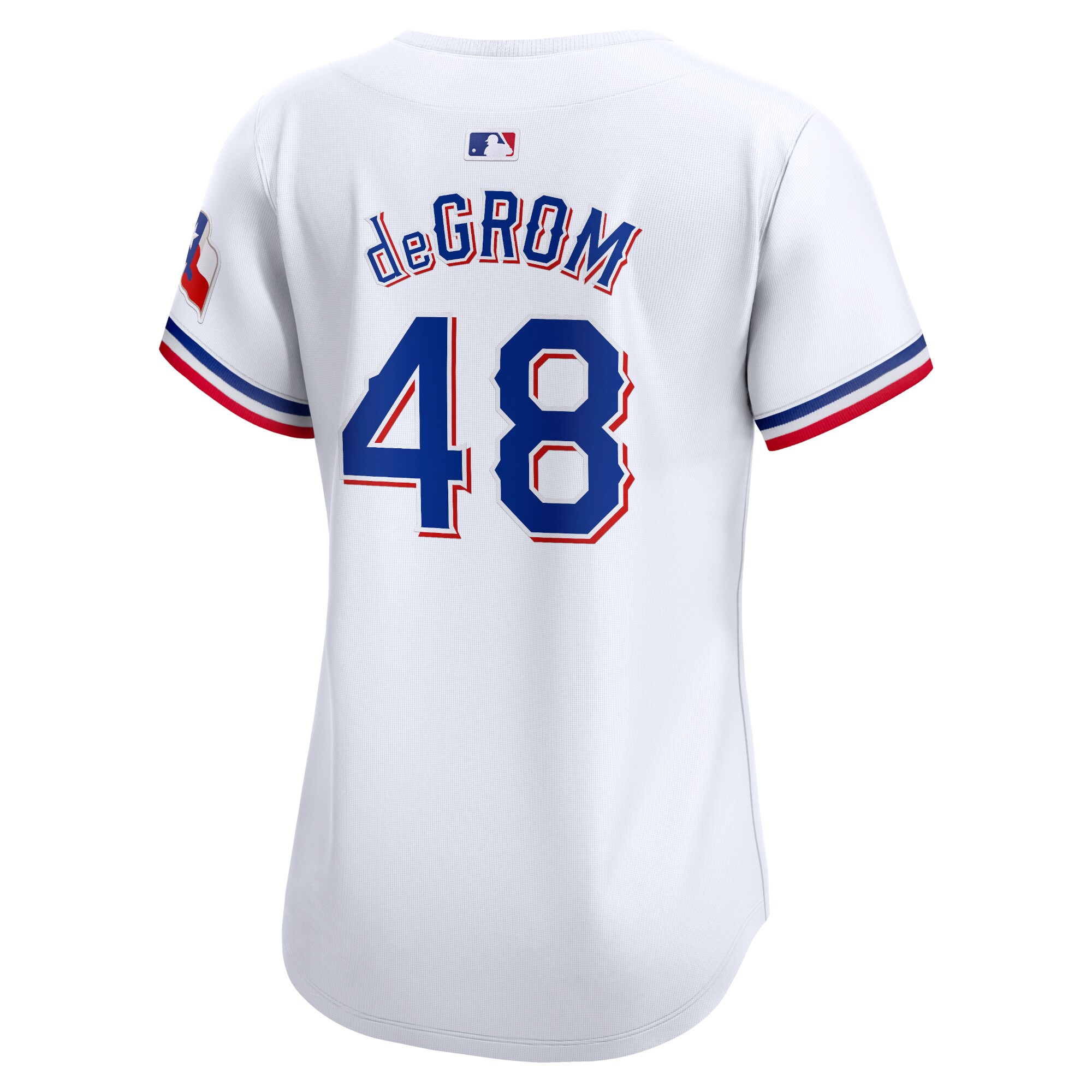 Jacob deGrom Texas Rangers  Women's Home Limited Player Jersey - White