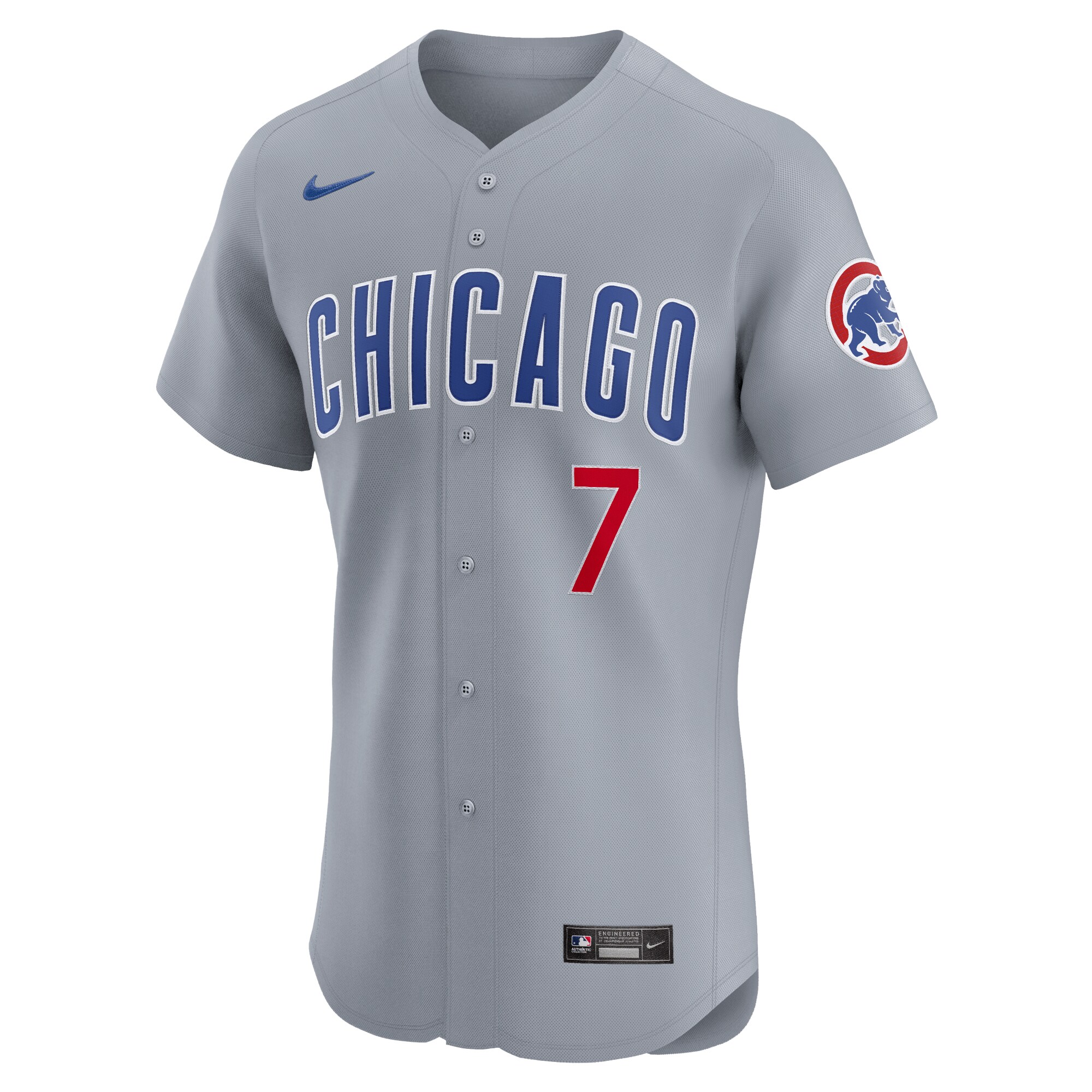 Dansby Swanson Chicago Cubs  Road Elite Player Jersey - Gray