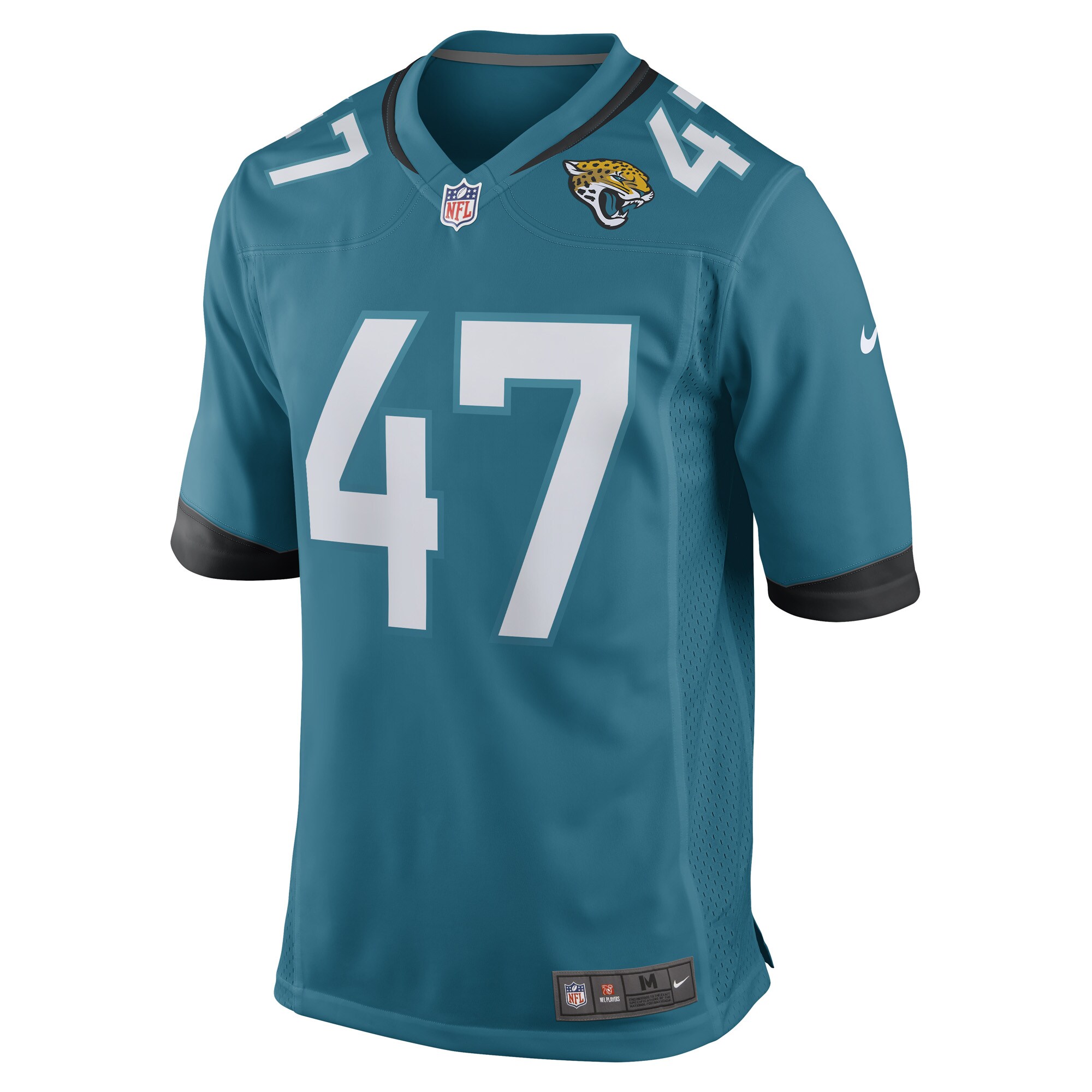 De'Shaan Dixon Jacksonville Jaguars  Team Game Player Jersey - Teal