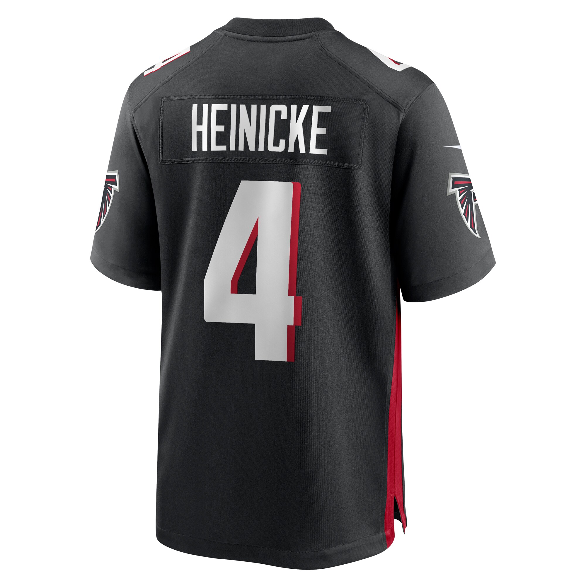 Taylor Heinicke Atlanta Falcons  Game Player Jersey - Black