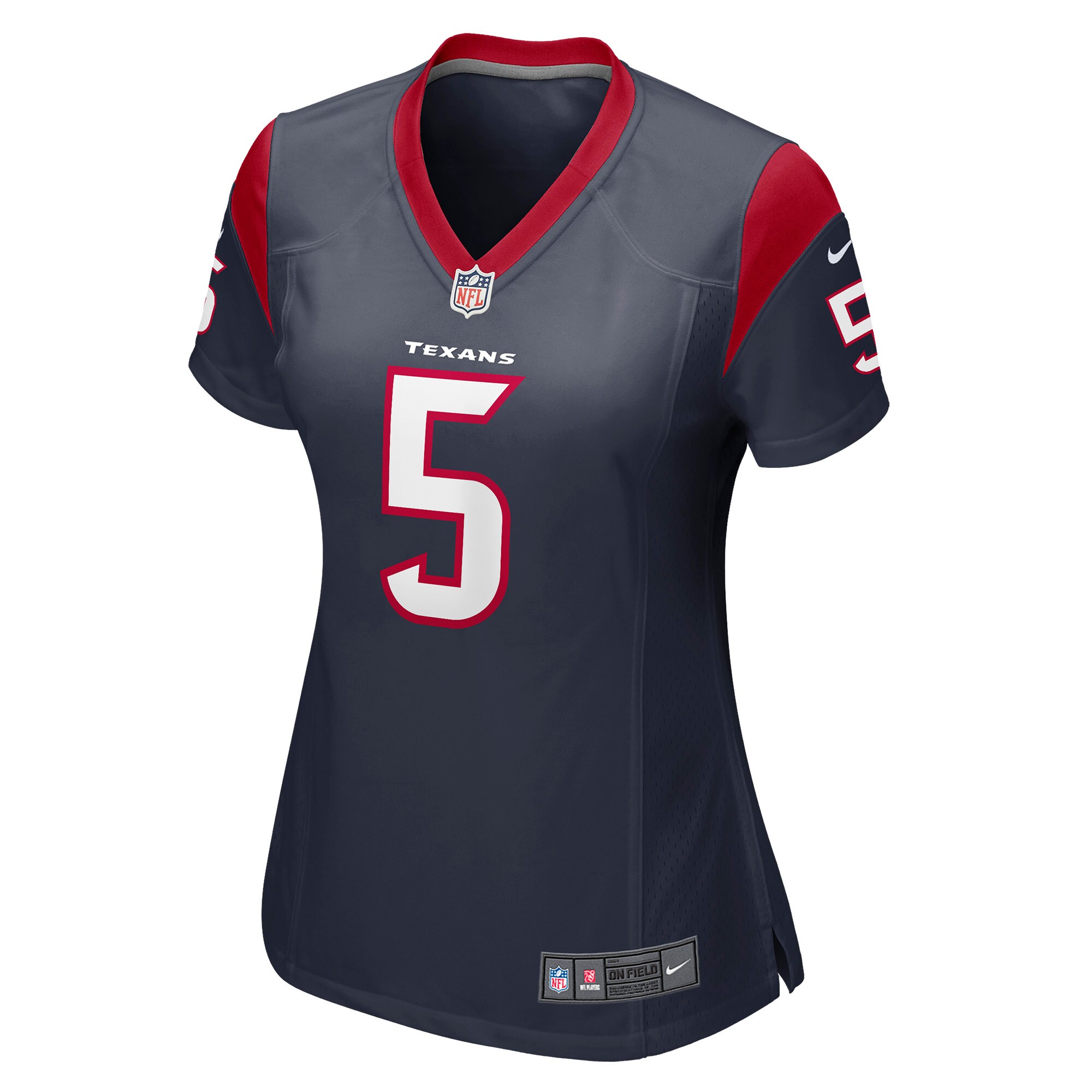 Jalen Pitre Houston Texans  Women's Game Player Jersey - Navy