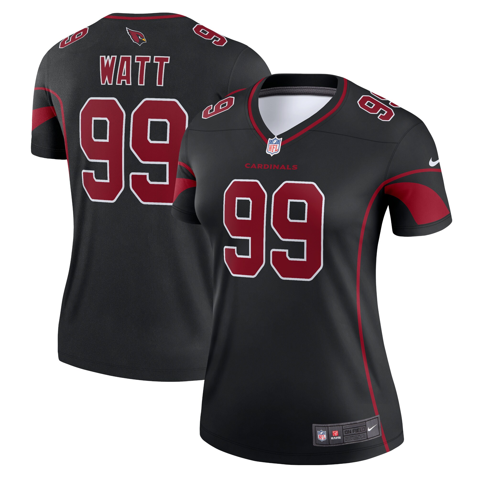 J.J. Watt Arizona Cardinals  Women's Legend Jersey - Black