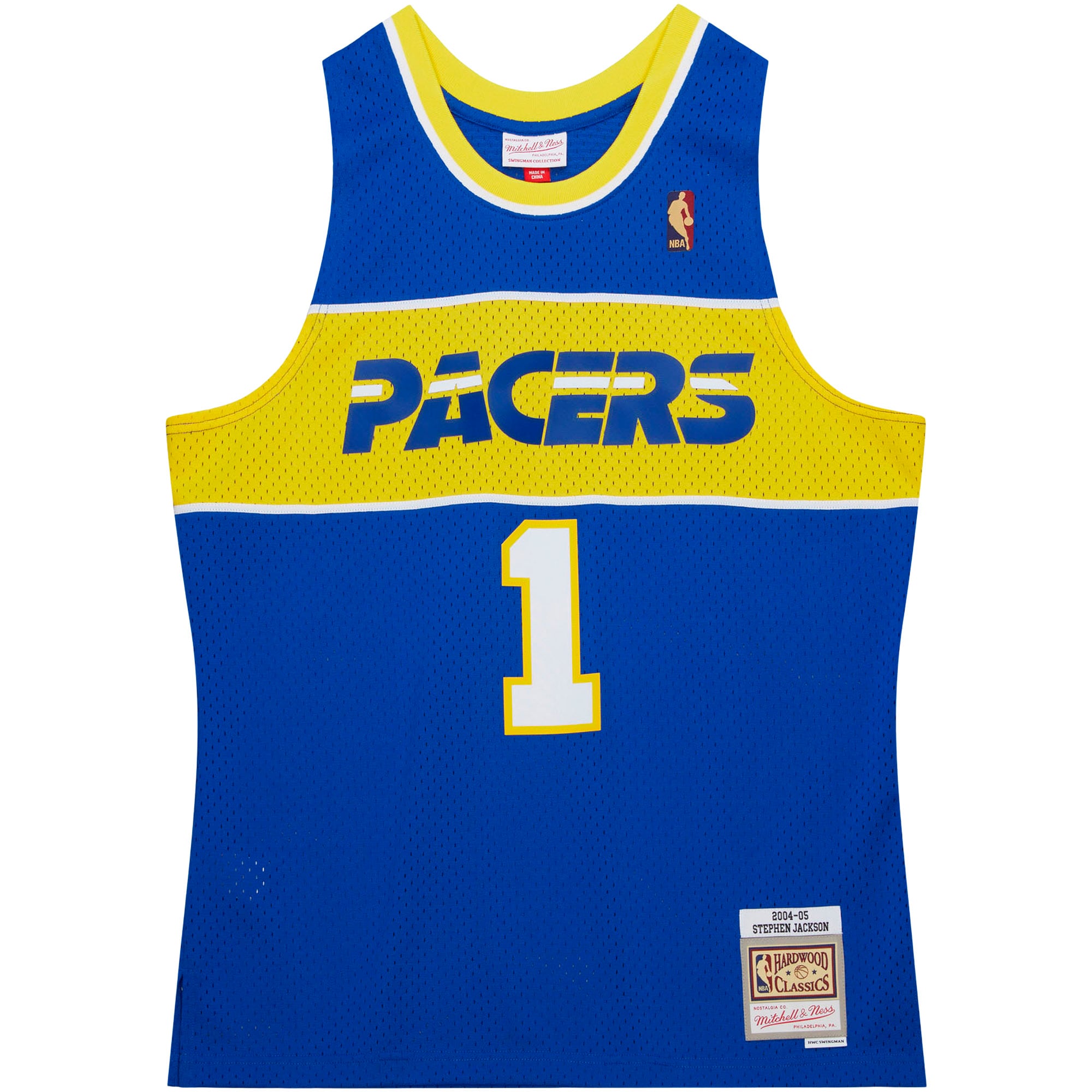 Stephen Jackson Indiana Pacers Mitchell & Ness  2004\/05 Hardwood Classics Swingman Jersey - Royal