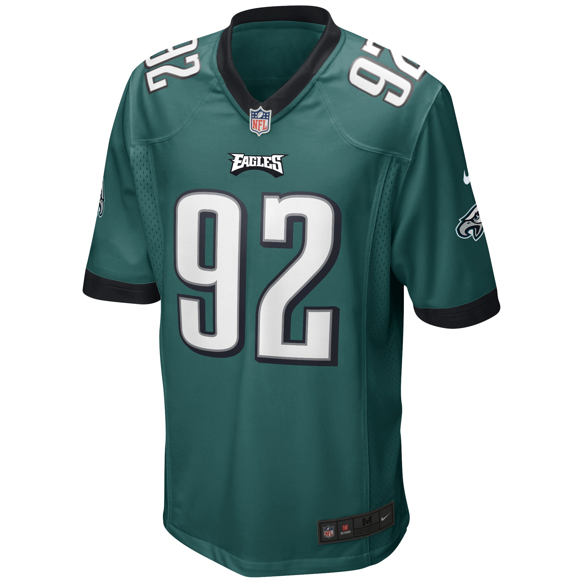 Reggie White Philadelphia Eagles  Game Retired Player Jersey - Midnight Green