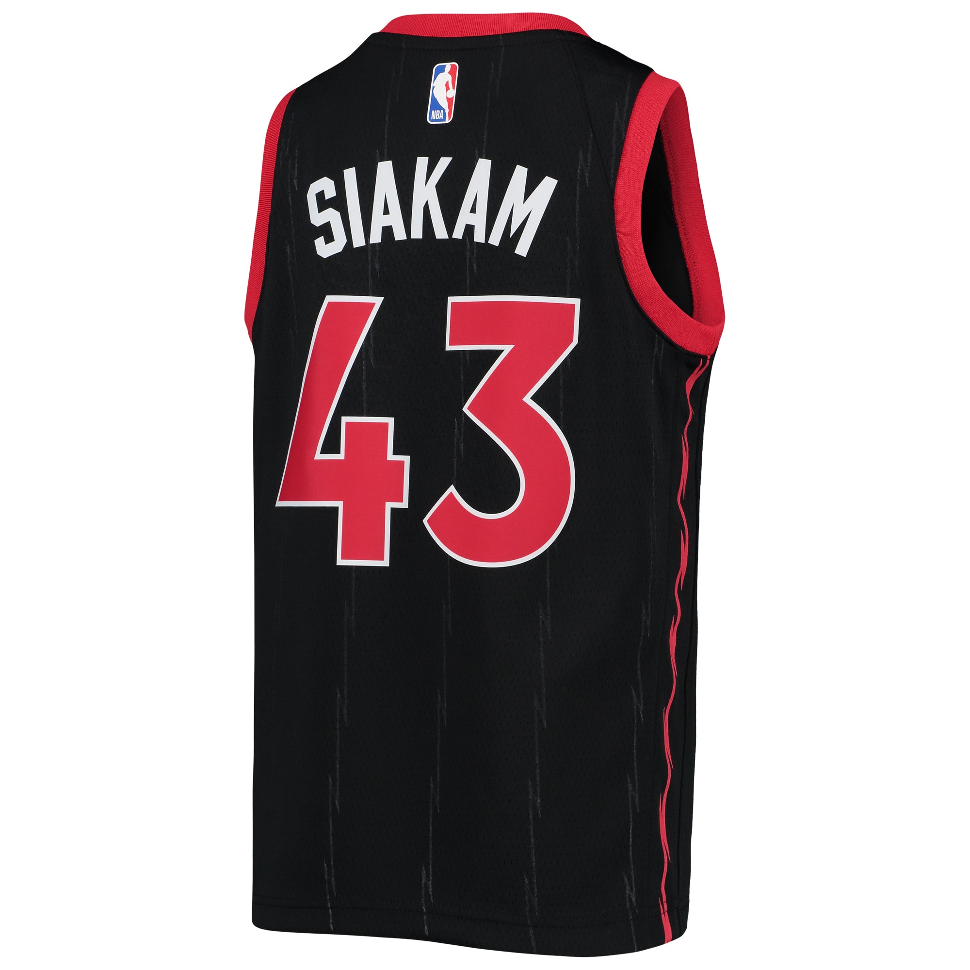 Pascal Siakam Toronto Raptors Jordan Brand Youth 2020\/21 Swingman Jersey - Statement Edition - Black