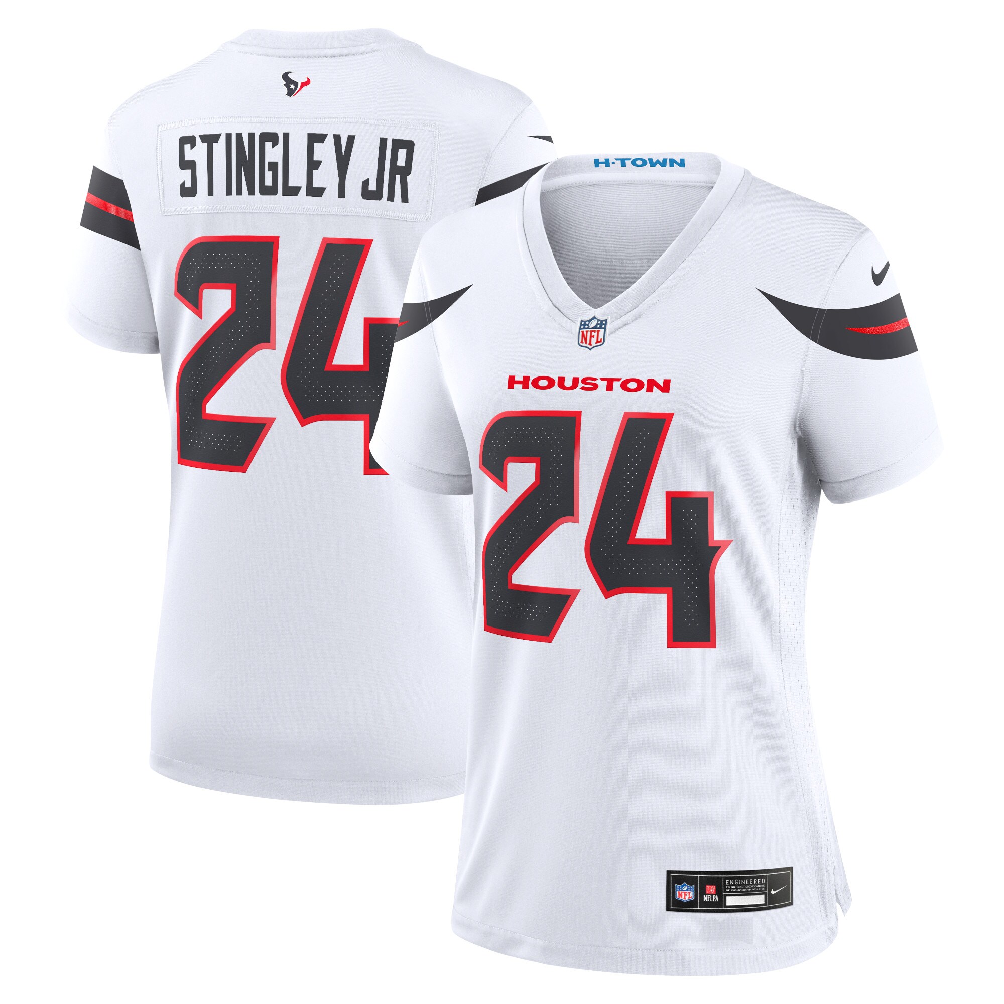 Derek Stingley Jr. Houston Texans  Women's Game Jersey - White