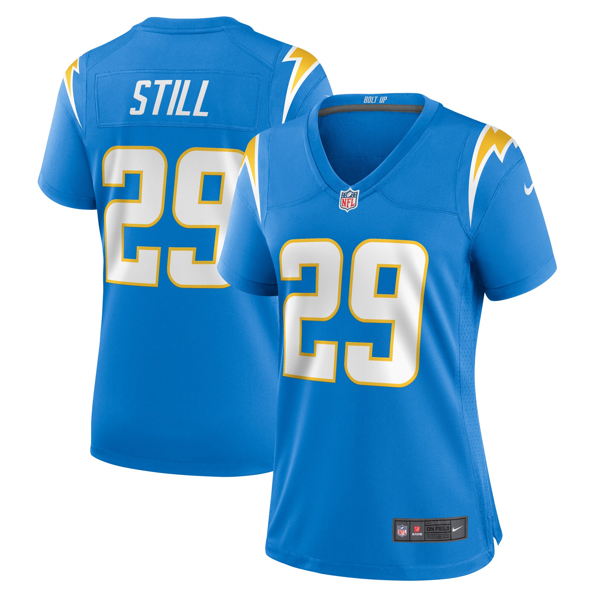 Tarheeb Still Los Angeles Chargers  Women's  Game Jersey -  Powder Blue