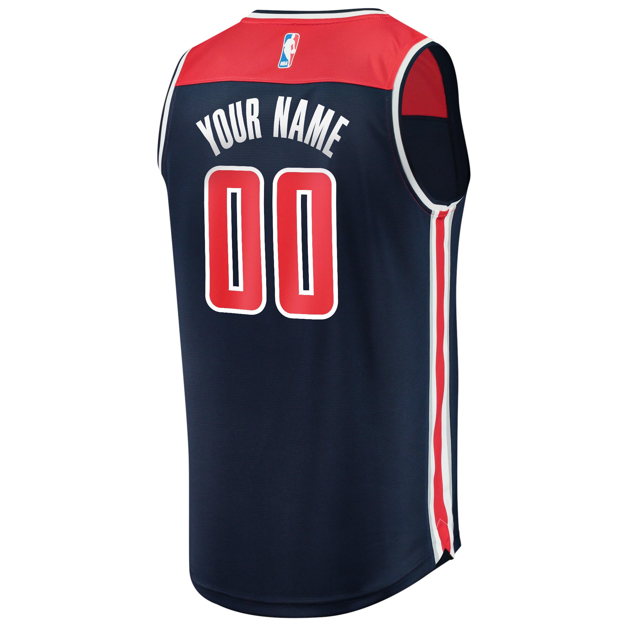 Washington Wizards Fanatics Youth Custom Fast Break Replica Jersey Navy - Statement Edition