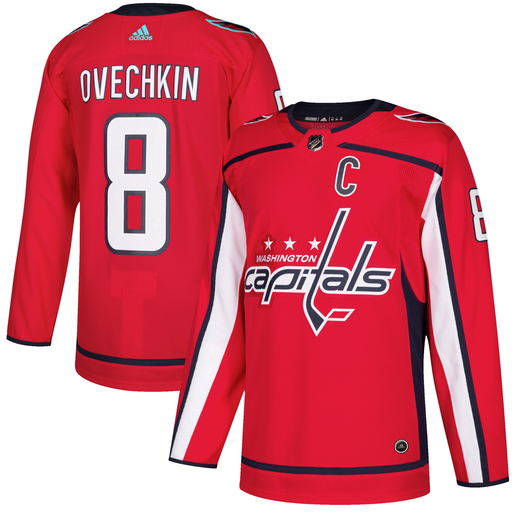 Alexander Ovechkin Washington Capitals adidas Authentic Player Jersey - Red