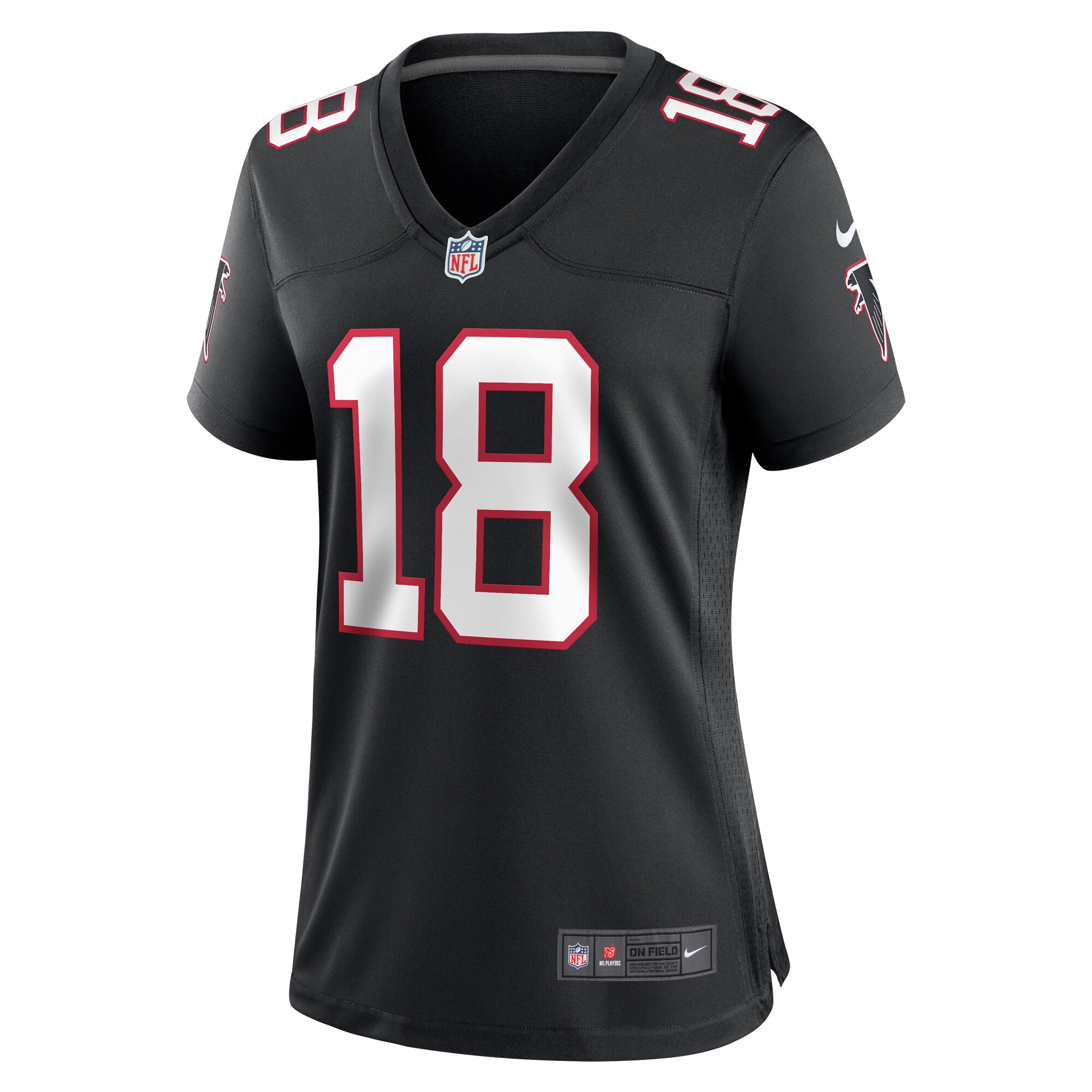 Kirk Cousins Atlanta Falcons  Women's Alternate Game Jersey -  Black