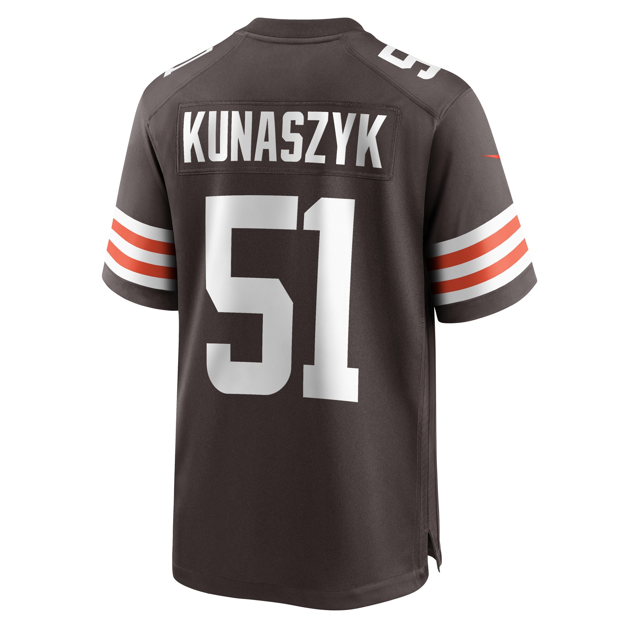 Jordan Kunaszyk Cleveland Browns  Game Player Jersey - Brown