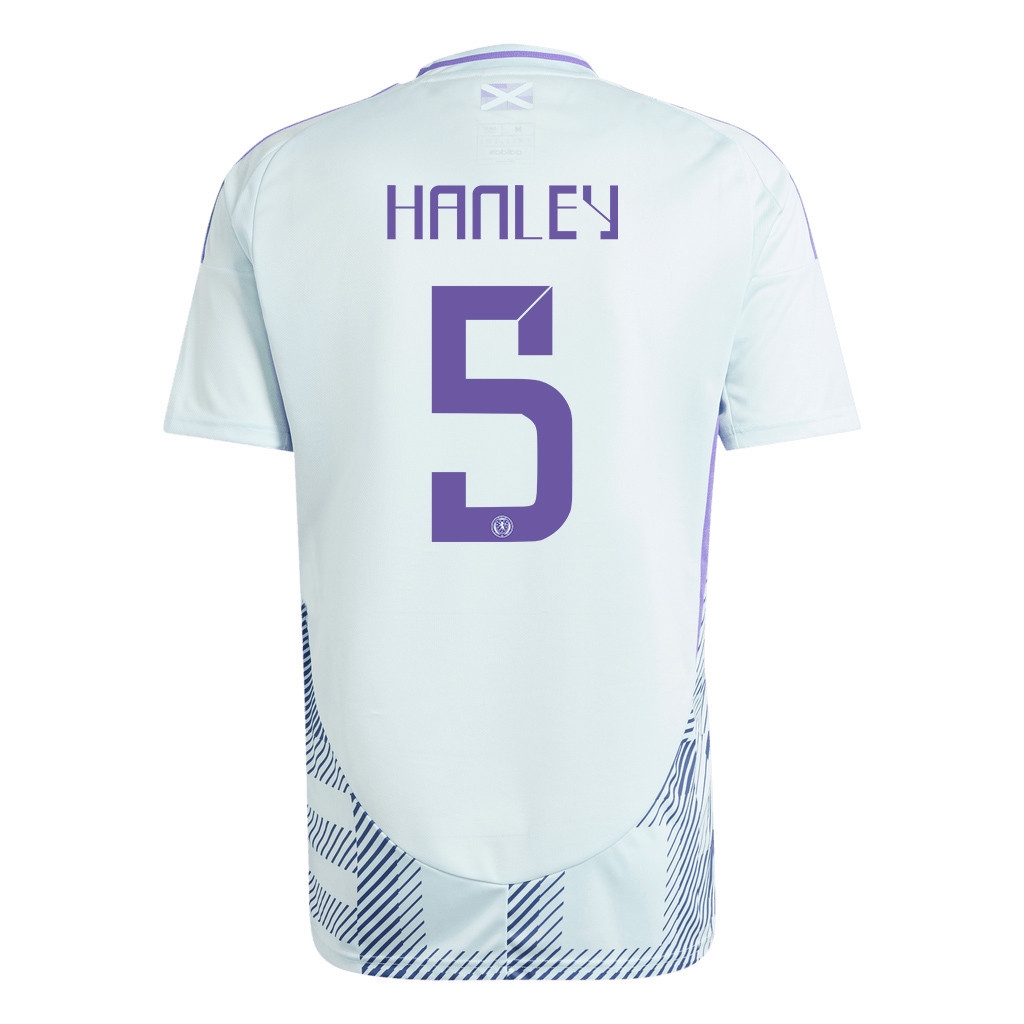 Grant Hanley 5 Scotland National Team 2024 Away Men Jersey - White