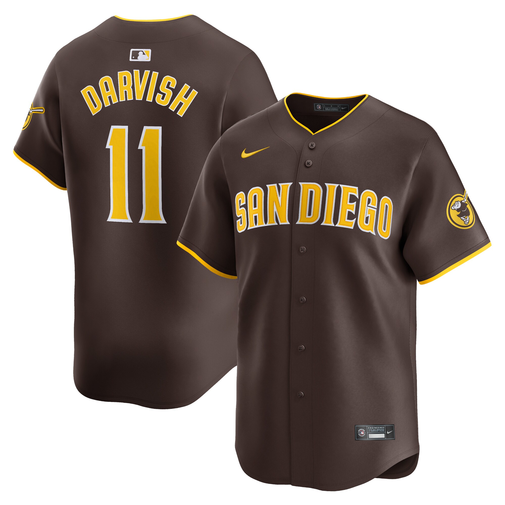 Yu Darvish San Diego Padres  Away Limited Player Jersey - Red
