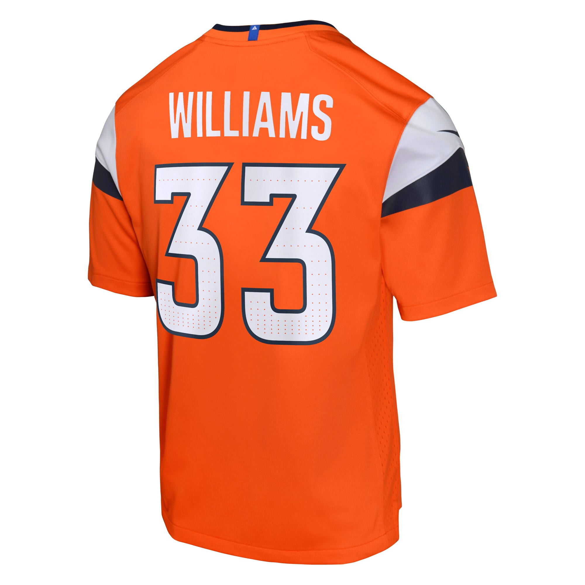 Javonte Williams Denver Broncos  Youth Game Jersey - Orange
