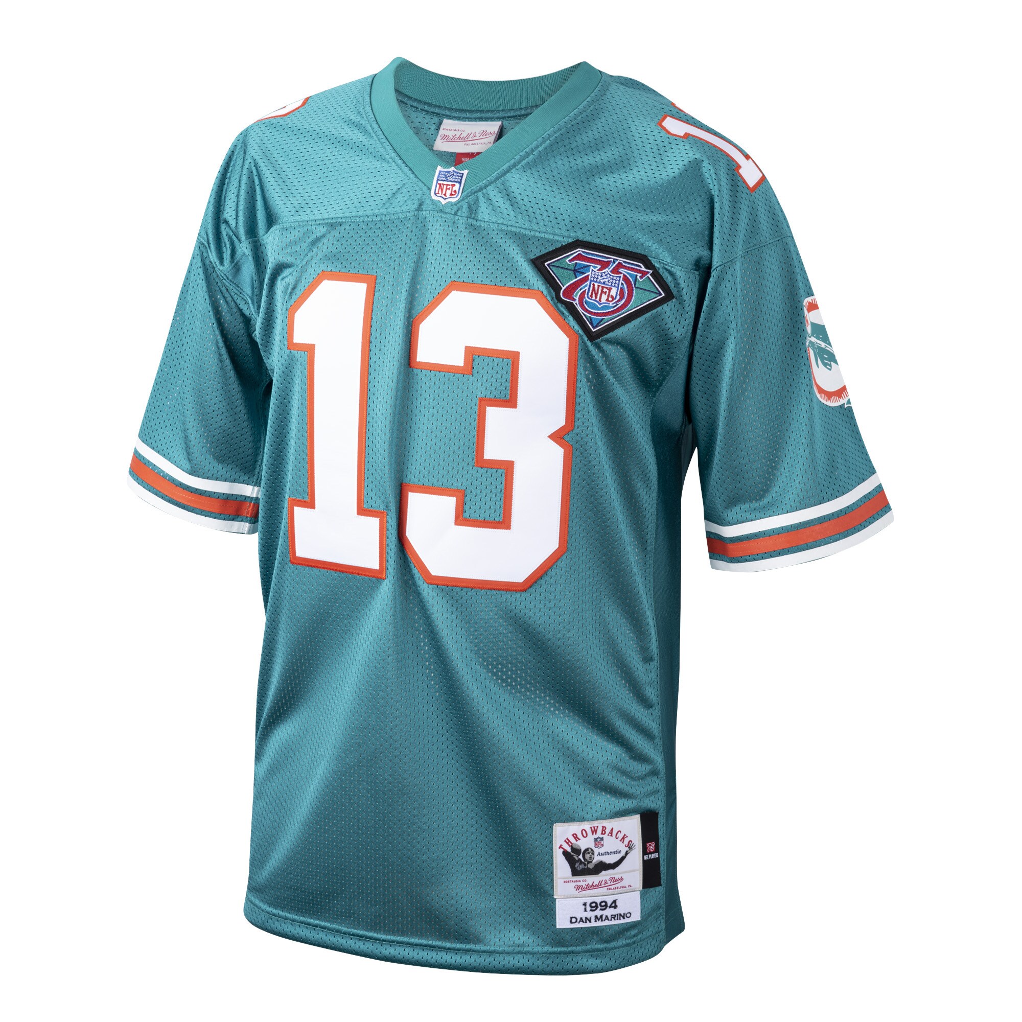 Dan Marino Miami Dolphins 1994 Mitchell & Ness Authentic Throwback Retired Player Jersey - Aqua