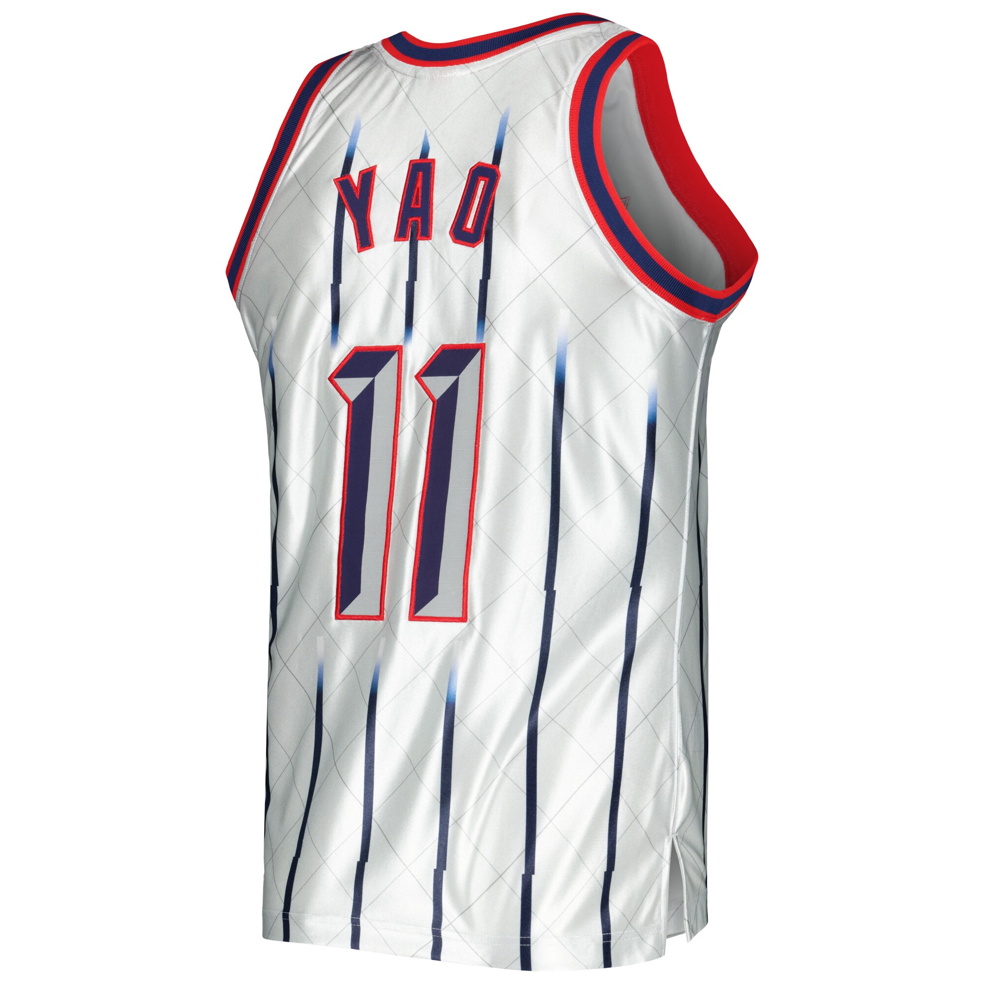 Yao Ming Houston Rockets Mitchell & Ness 2002\/03 Hardwood Classics 75th Anniversary Swingman Jersey - Platinum