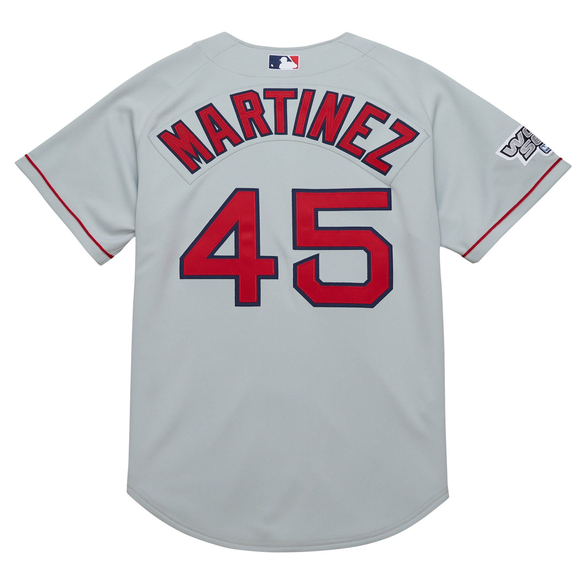 Pedro Martinez Boston Red Sox Mitchell & Ness 2004 Cooperstown Collection Authentic Throwback Jersey - Gray