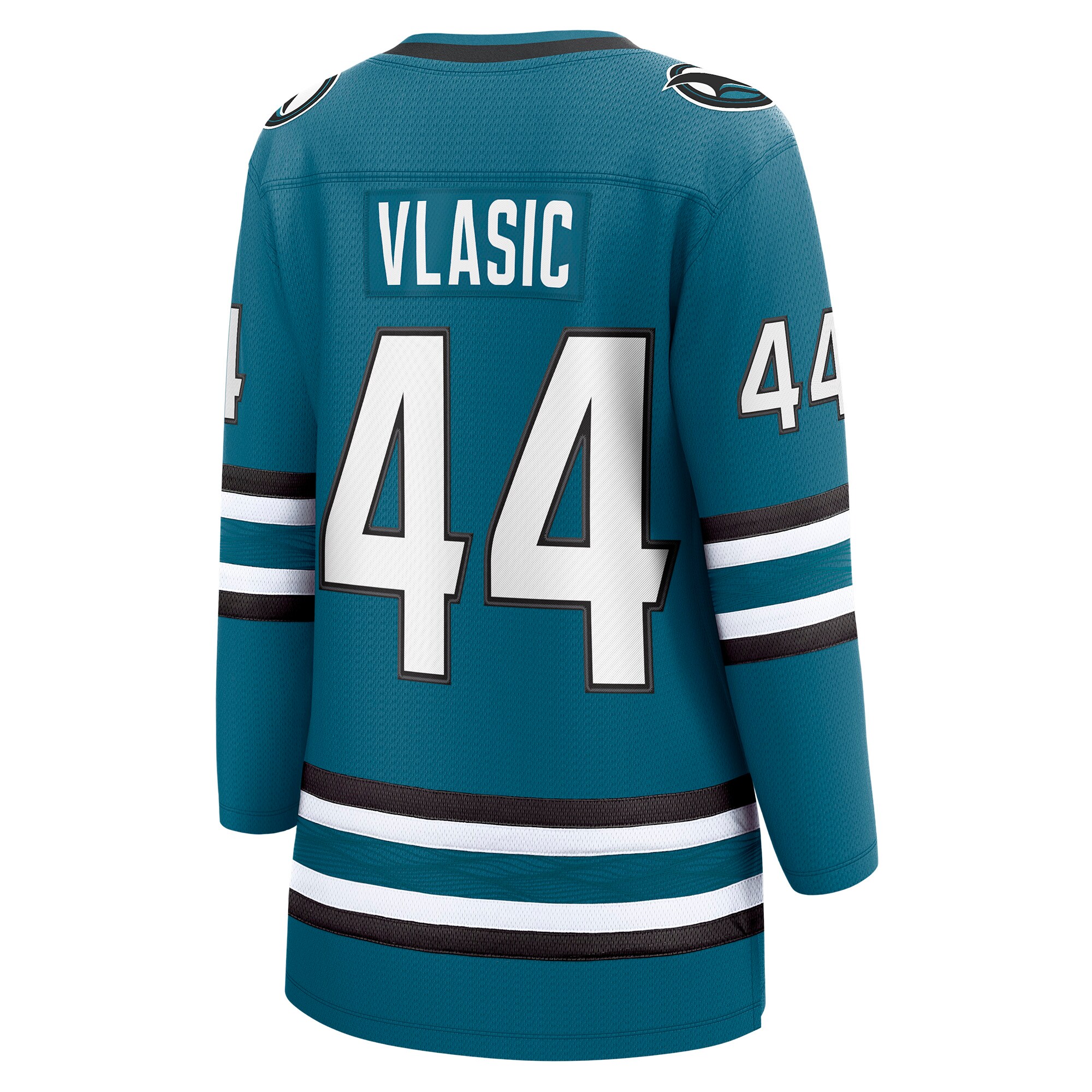 Marc-Edouard Vlasic San Jose Sharks Fanatics Women's Home Breakaway Player Jersey - Teal