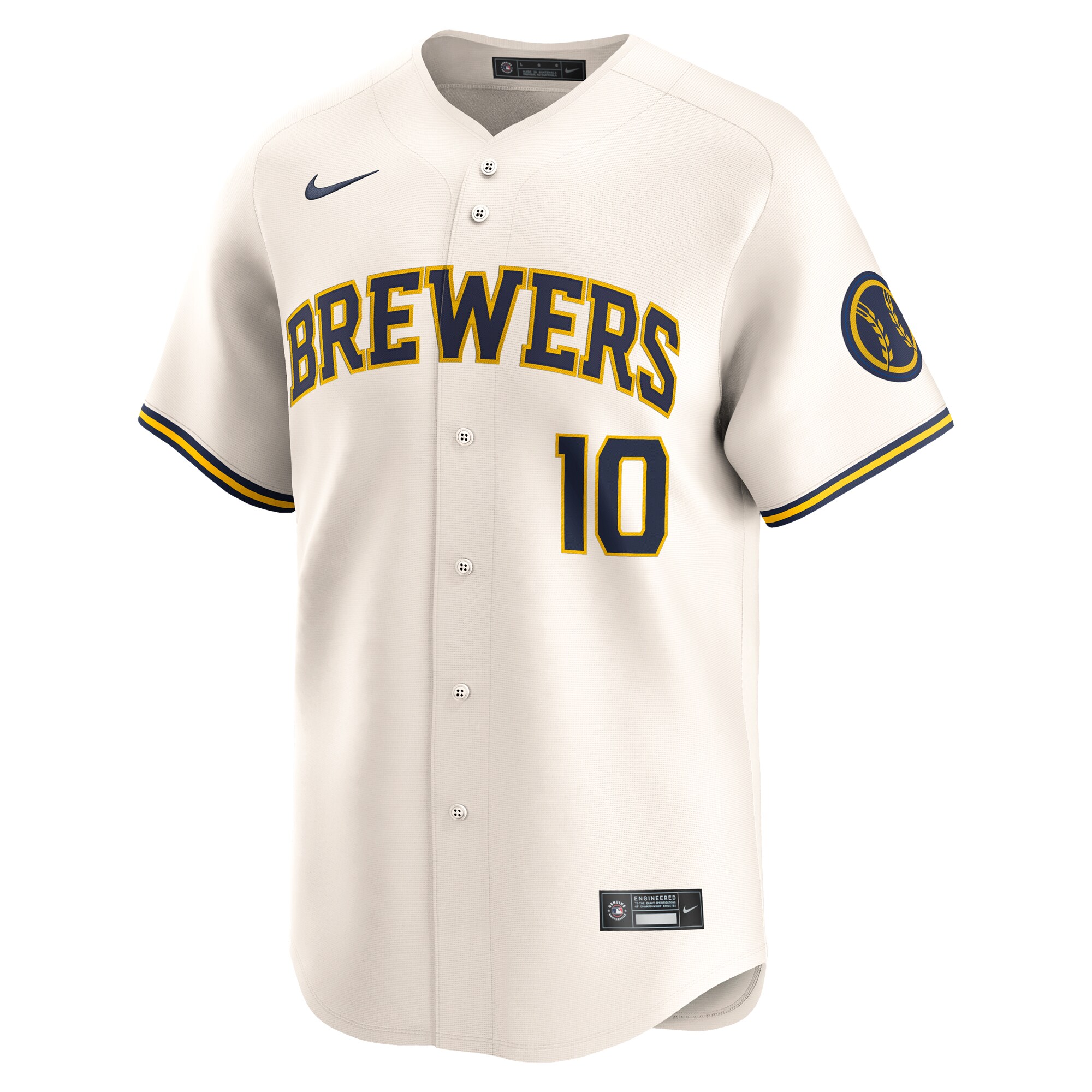 Sal Frelick Milwaukee Brewers  Home Limited Player Jersey - Cream
