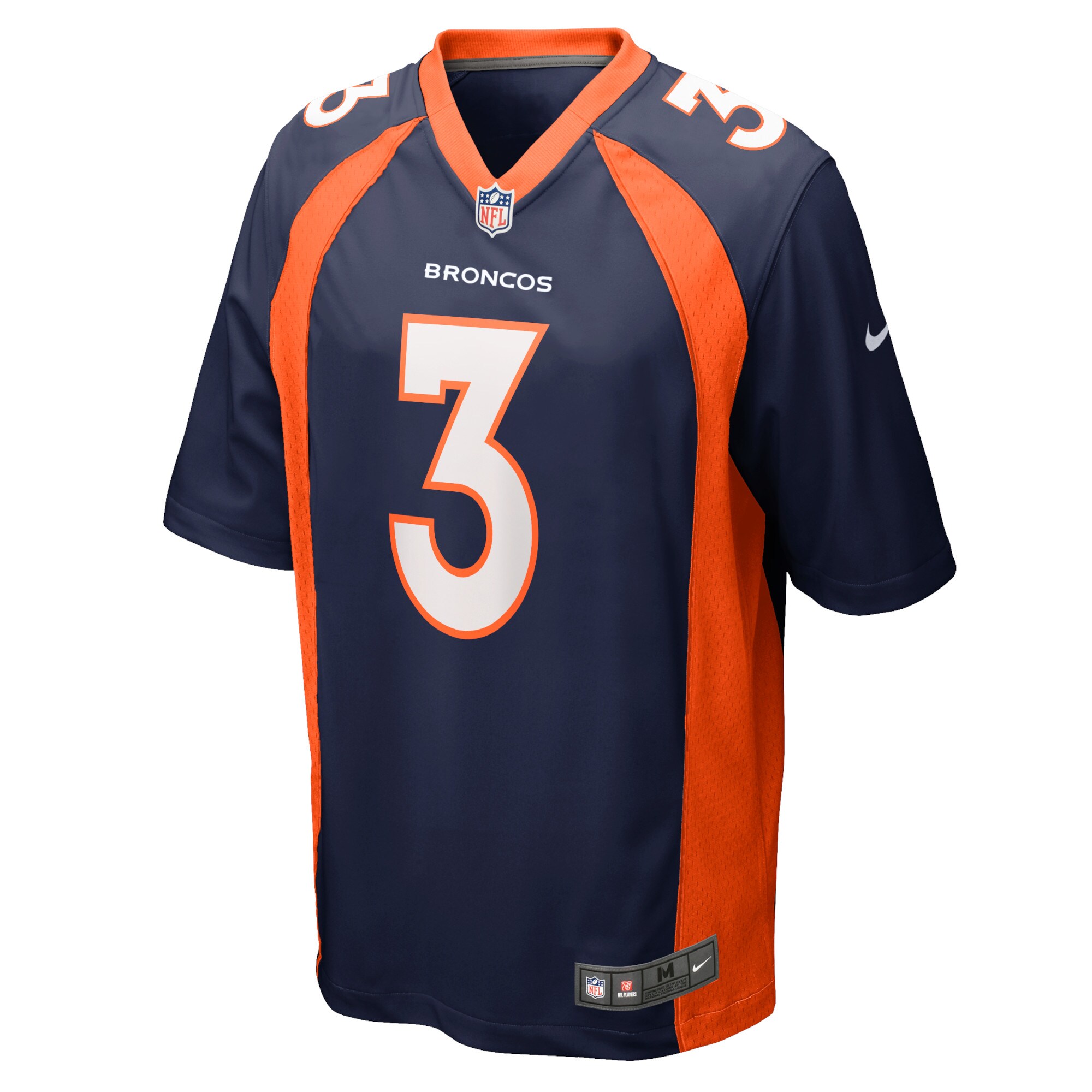Russell Wilson Denver Broncos  Youth Game Jersey - Navy