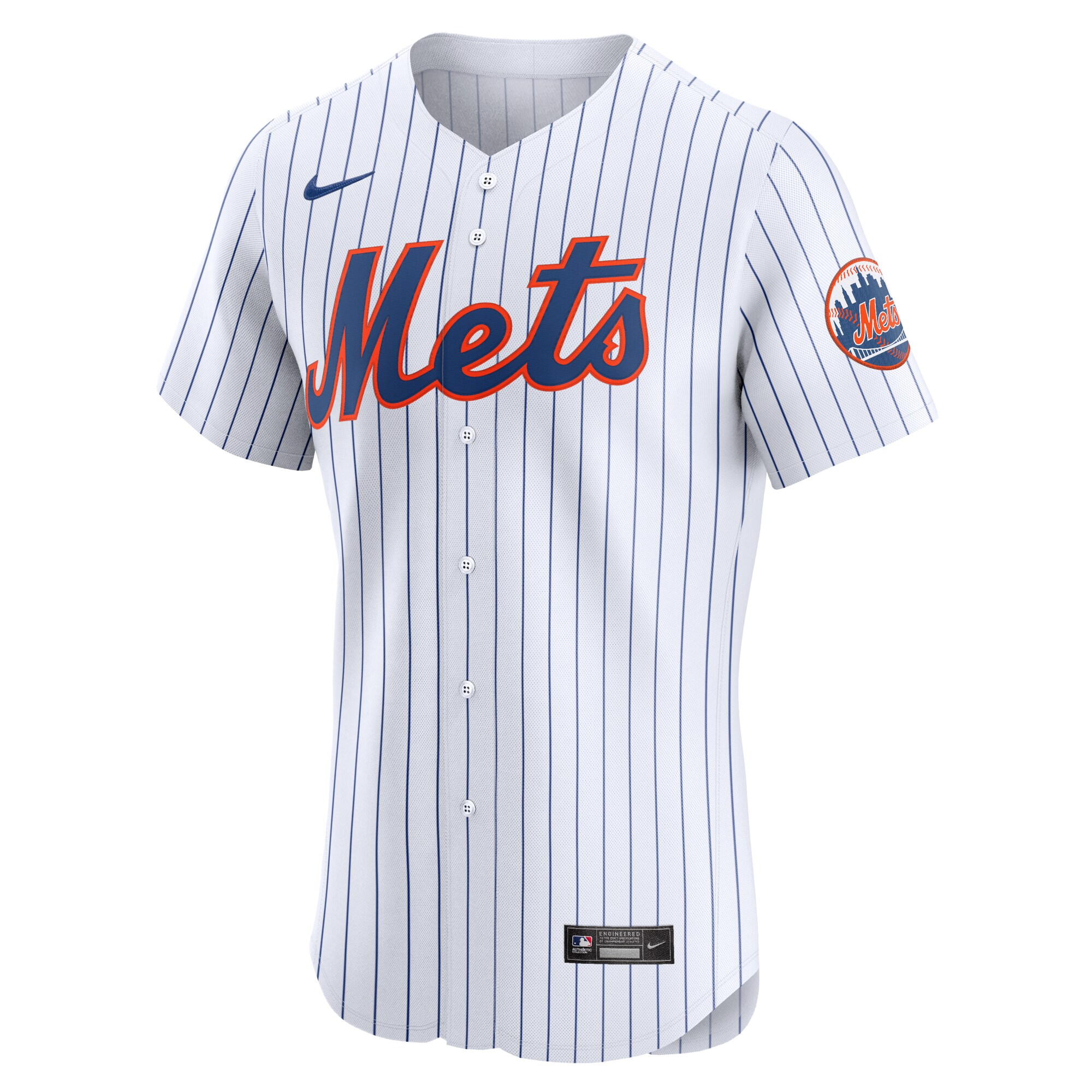 New York Mets  Home Elite Jersey - White