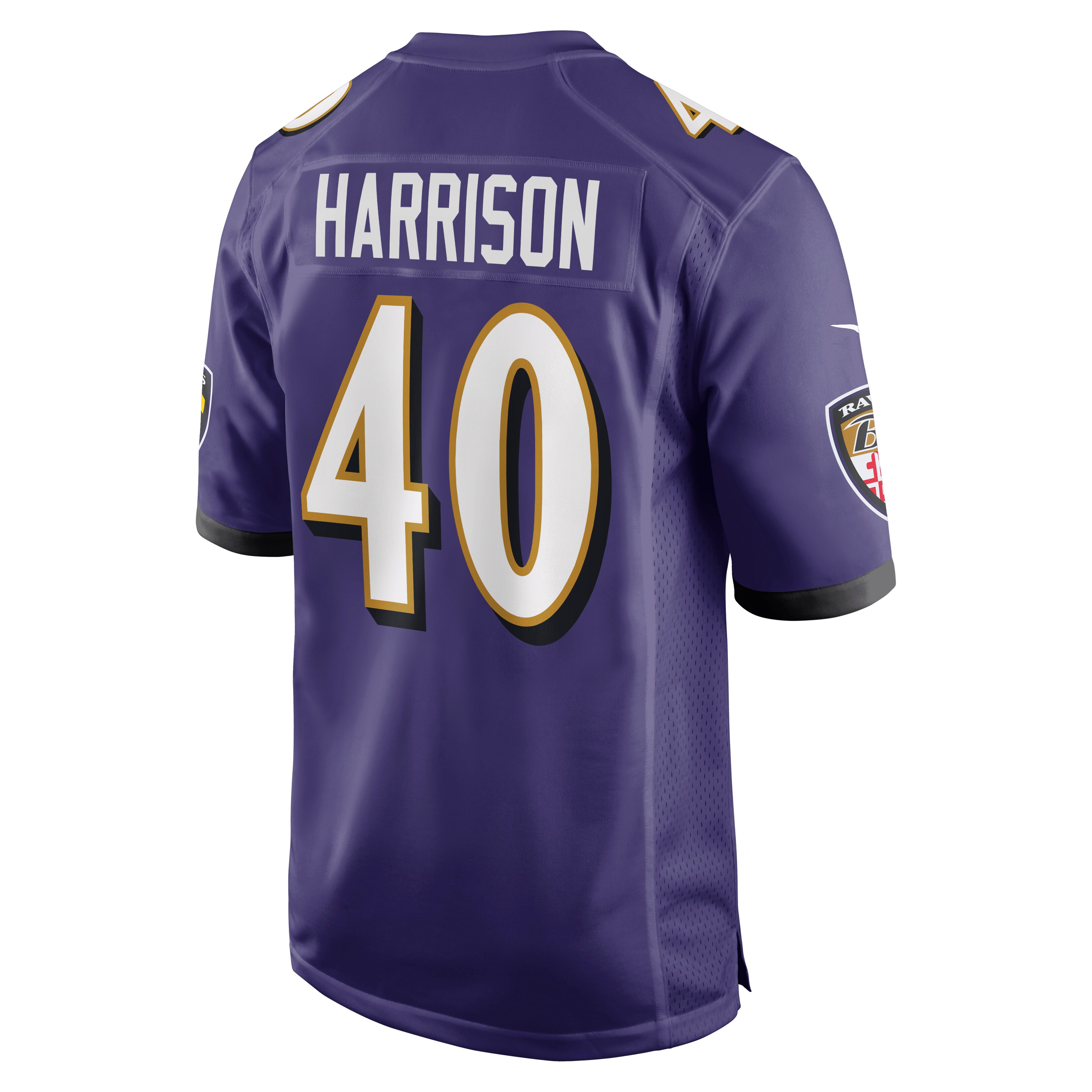 Malik Harrison Baltimore Ravens  Game Jersey - Purple