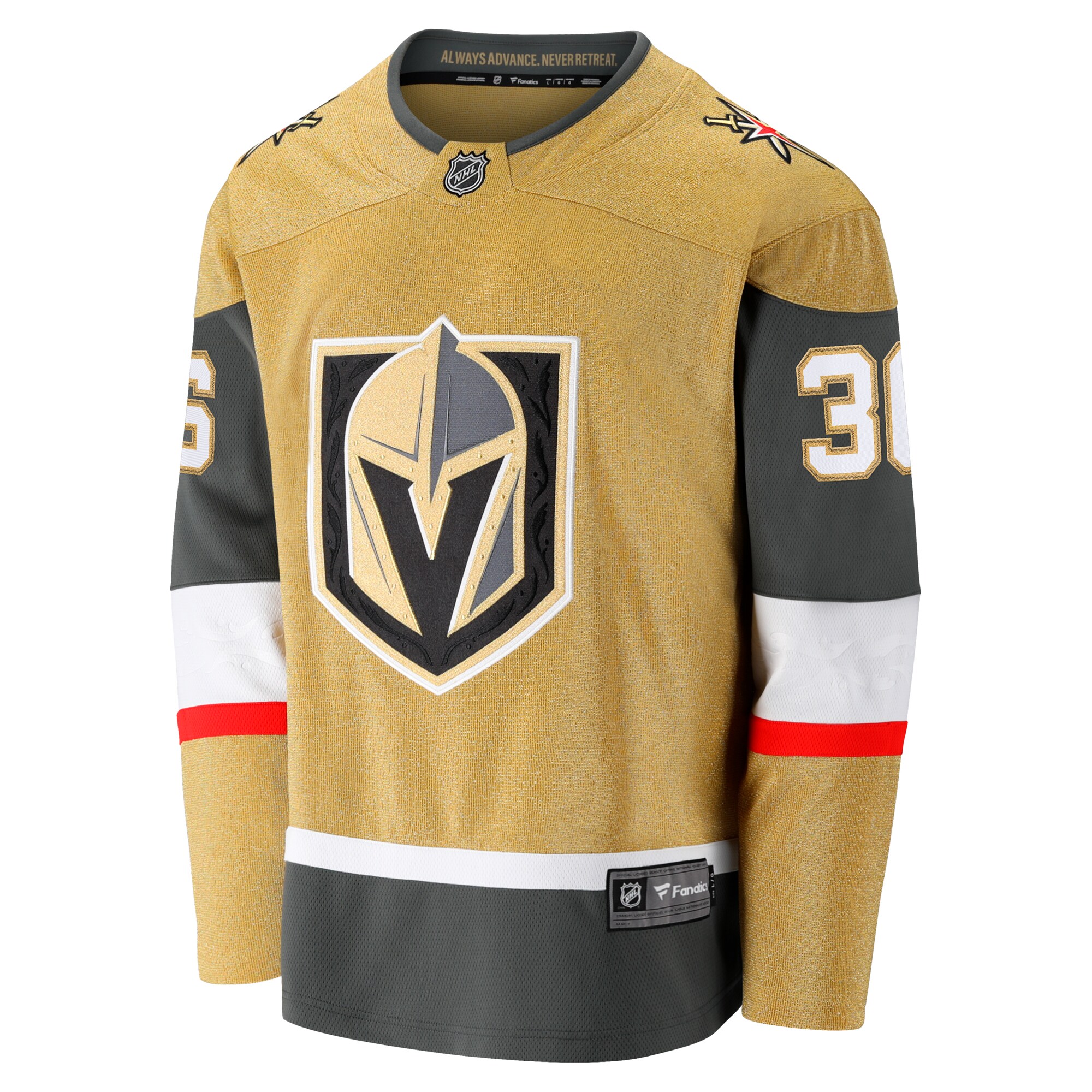 Logan Thompson Vegas Golden Knights Fanatics Home Premier Breakaway Player Jersey - Gold
