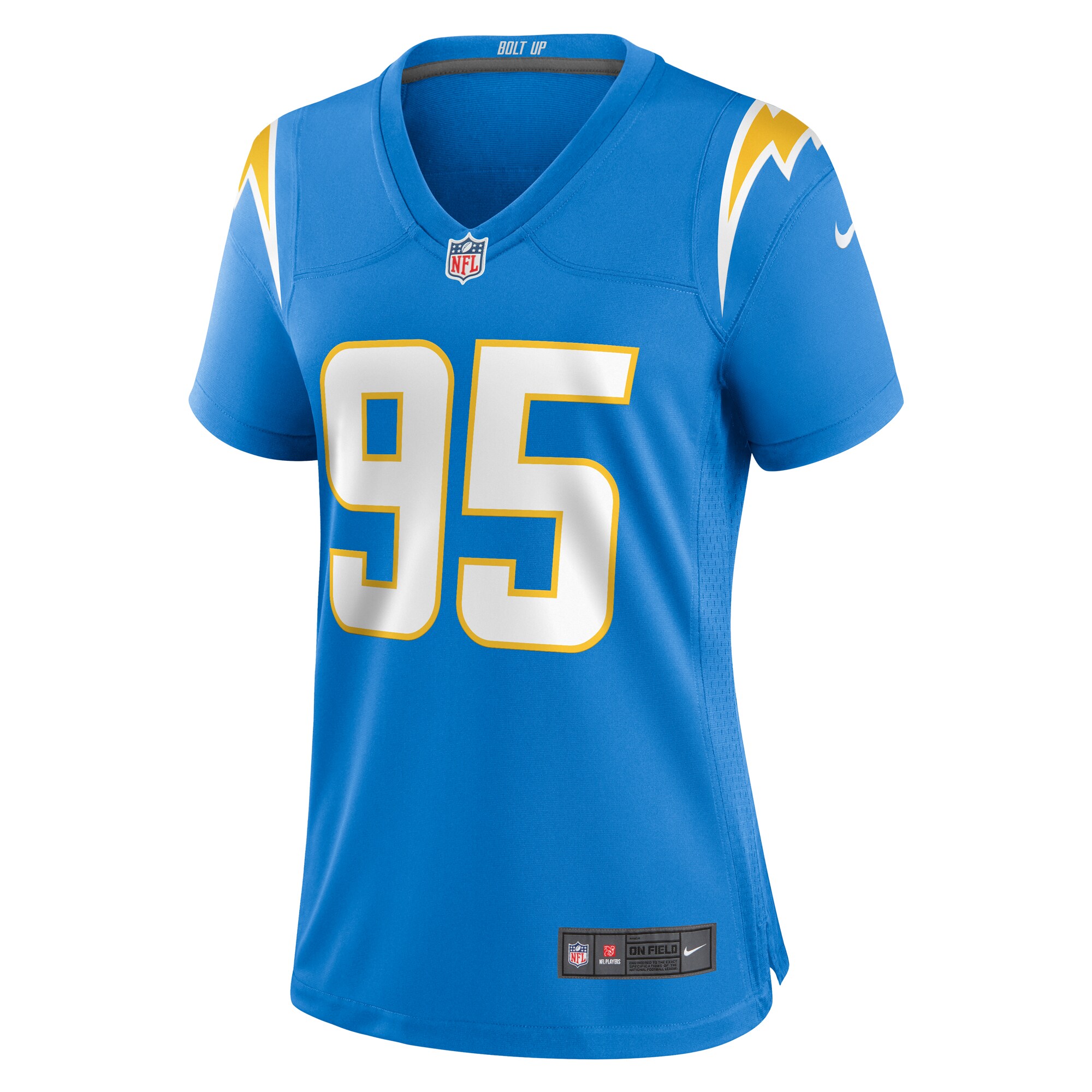 Poona Ford Los Angeles Chargers  Women's Team Game Jersey -  Powder Blue