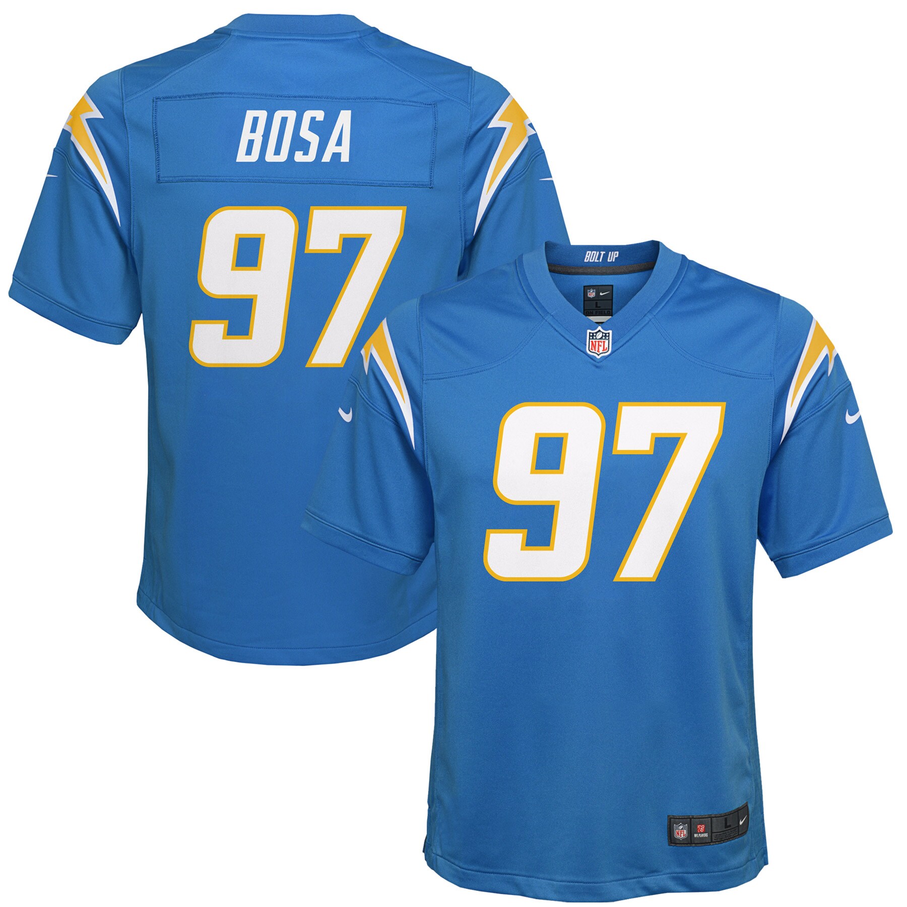 Joey Bosa Los Angeles Chargers  Youth Game Jersey - Powder Blue