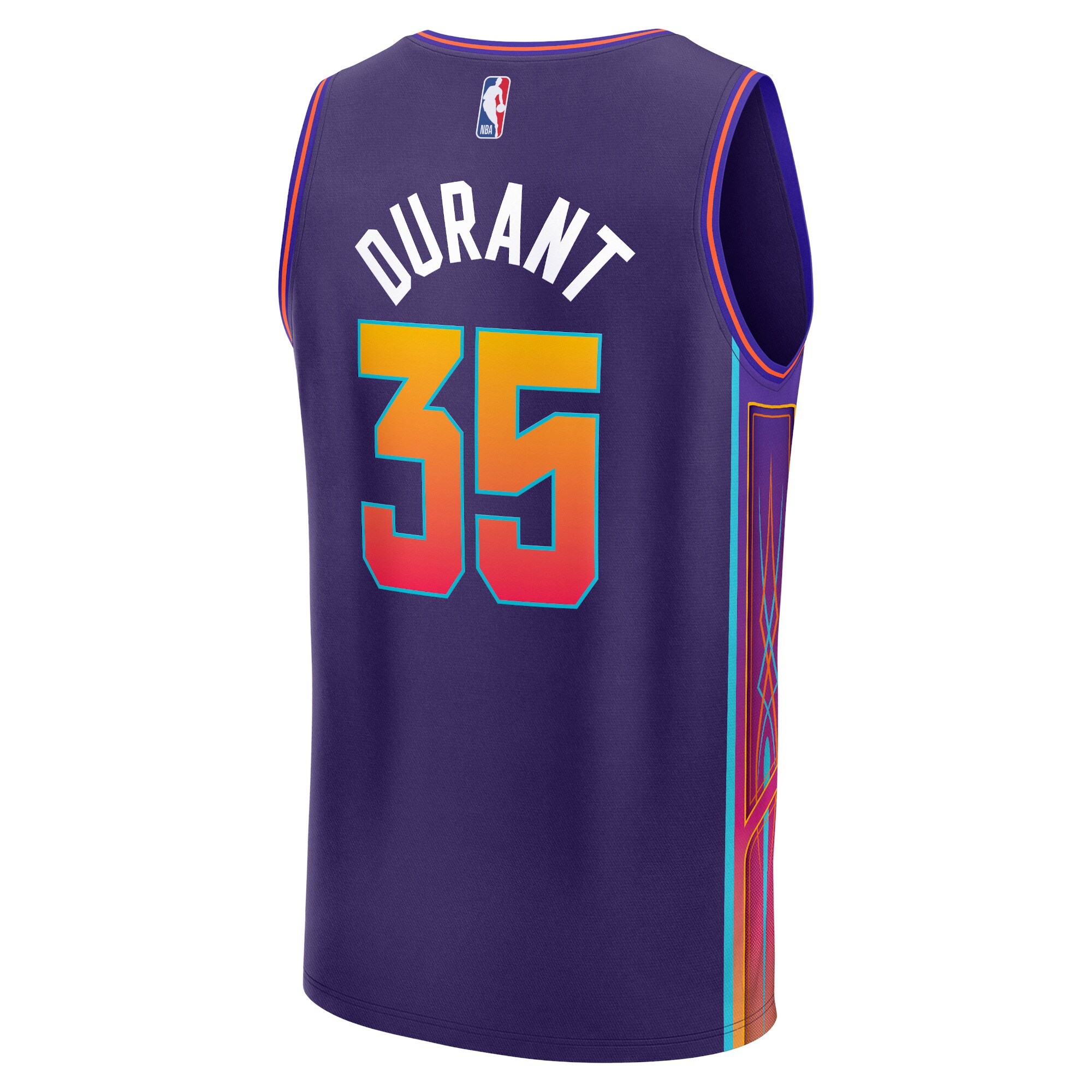Kevin Durant Phoenix Suns Fanatics Fast Break Jersey - Purple - City Edition