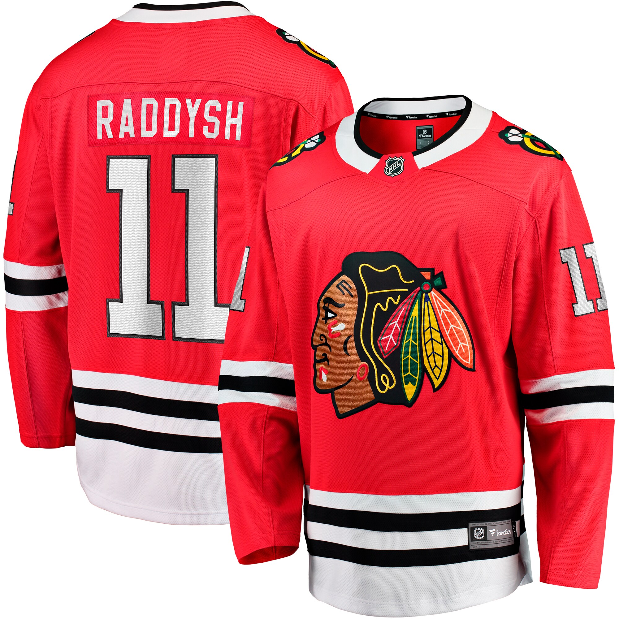 Taylor Raddysh Chicago Blackhawks Fanatics Home Breakaway Jersey - Red