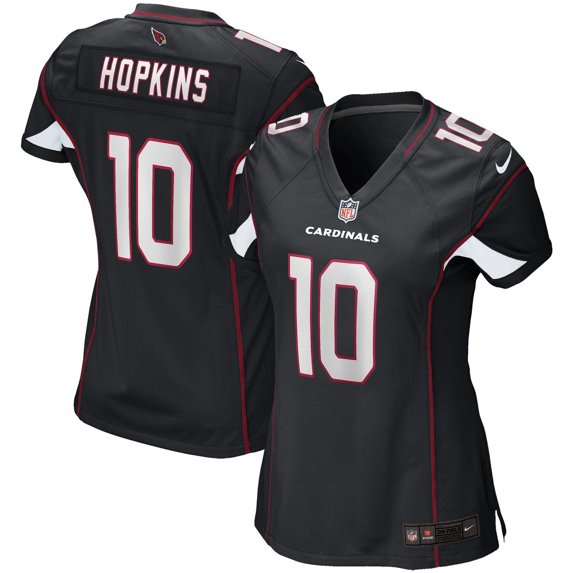 DeAndre Hopkins Arizona Cardinals  Women's Game Jersey - Black