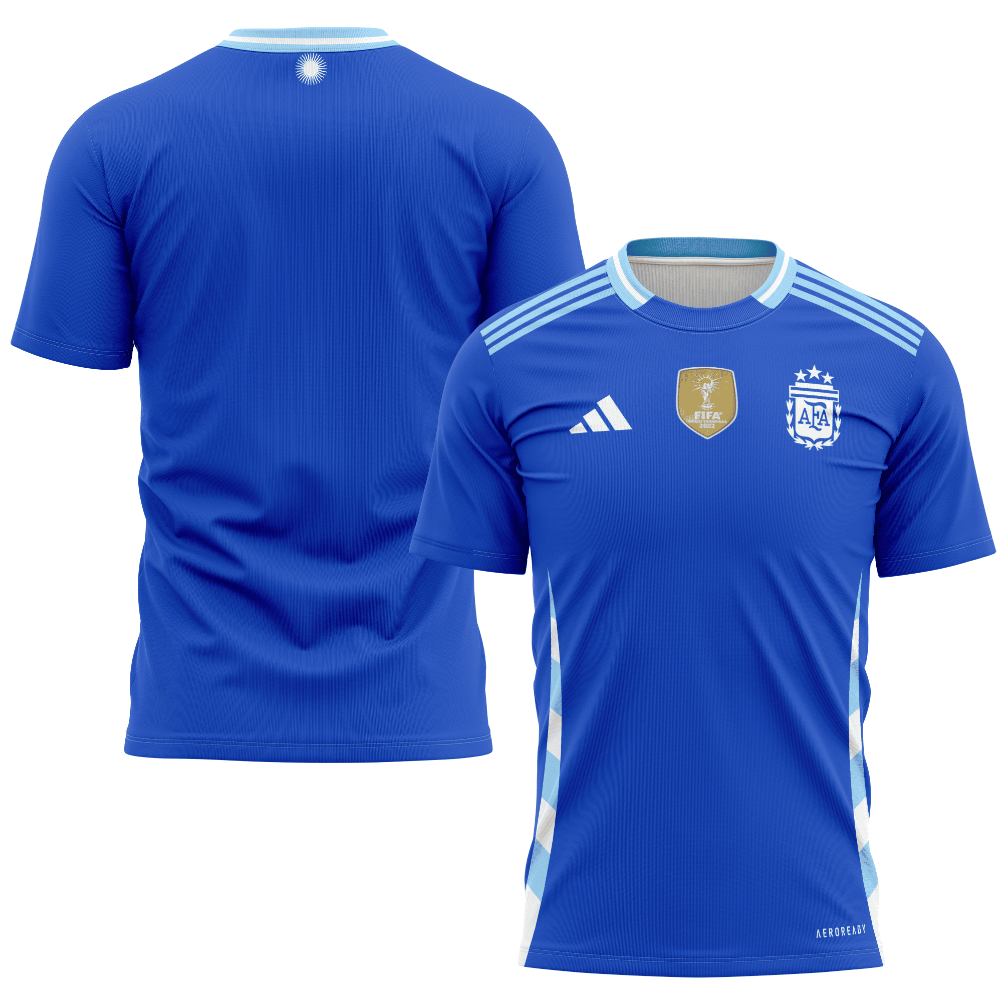 Argentina National Team 2024 Away Kits AOP T-shirt - Blue