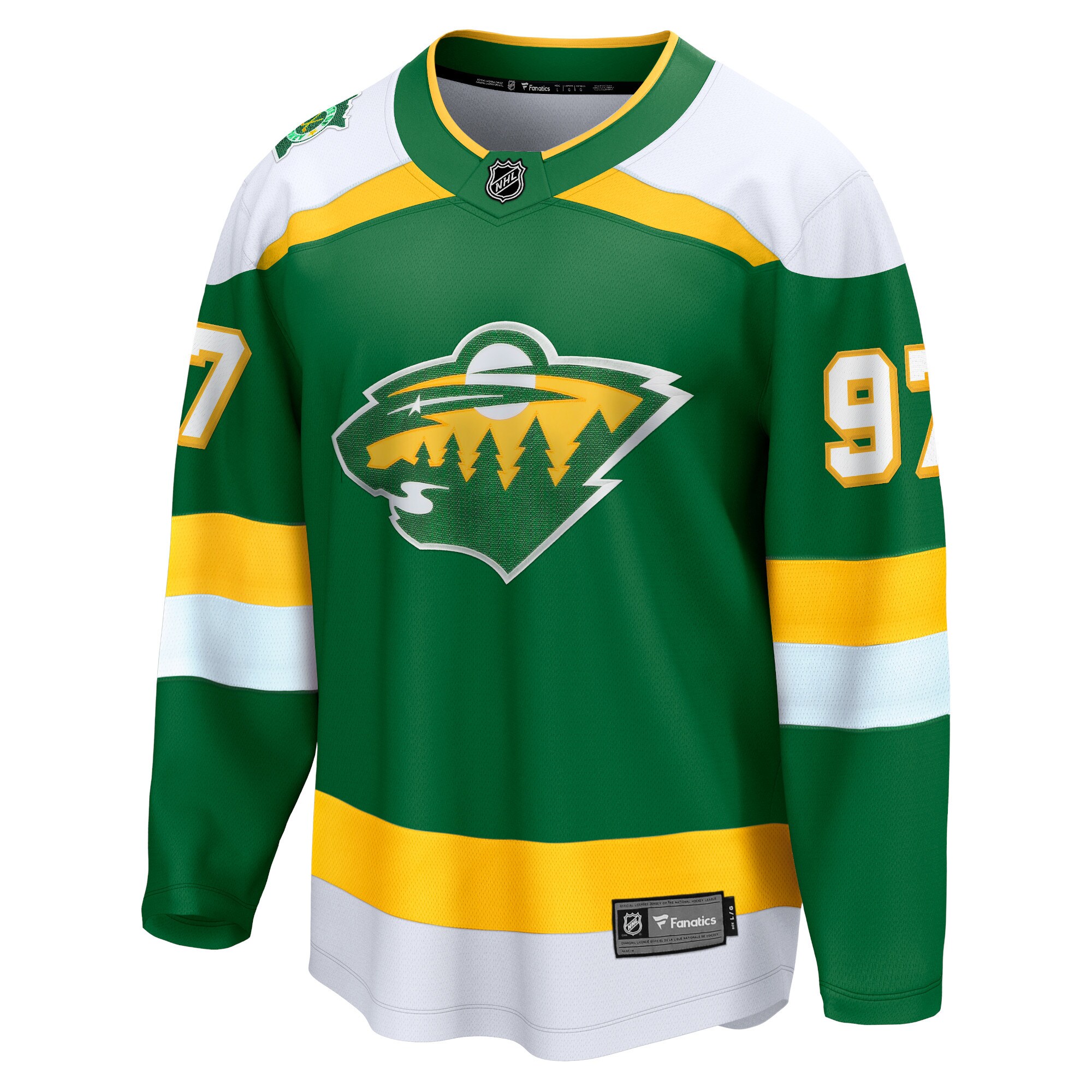 Kirill Kaprizov Minnesota Wild Fanatics Alternate Premier Breakaway Player Jersey - Green