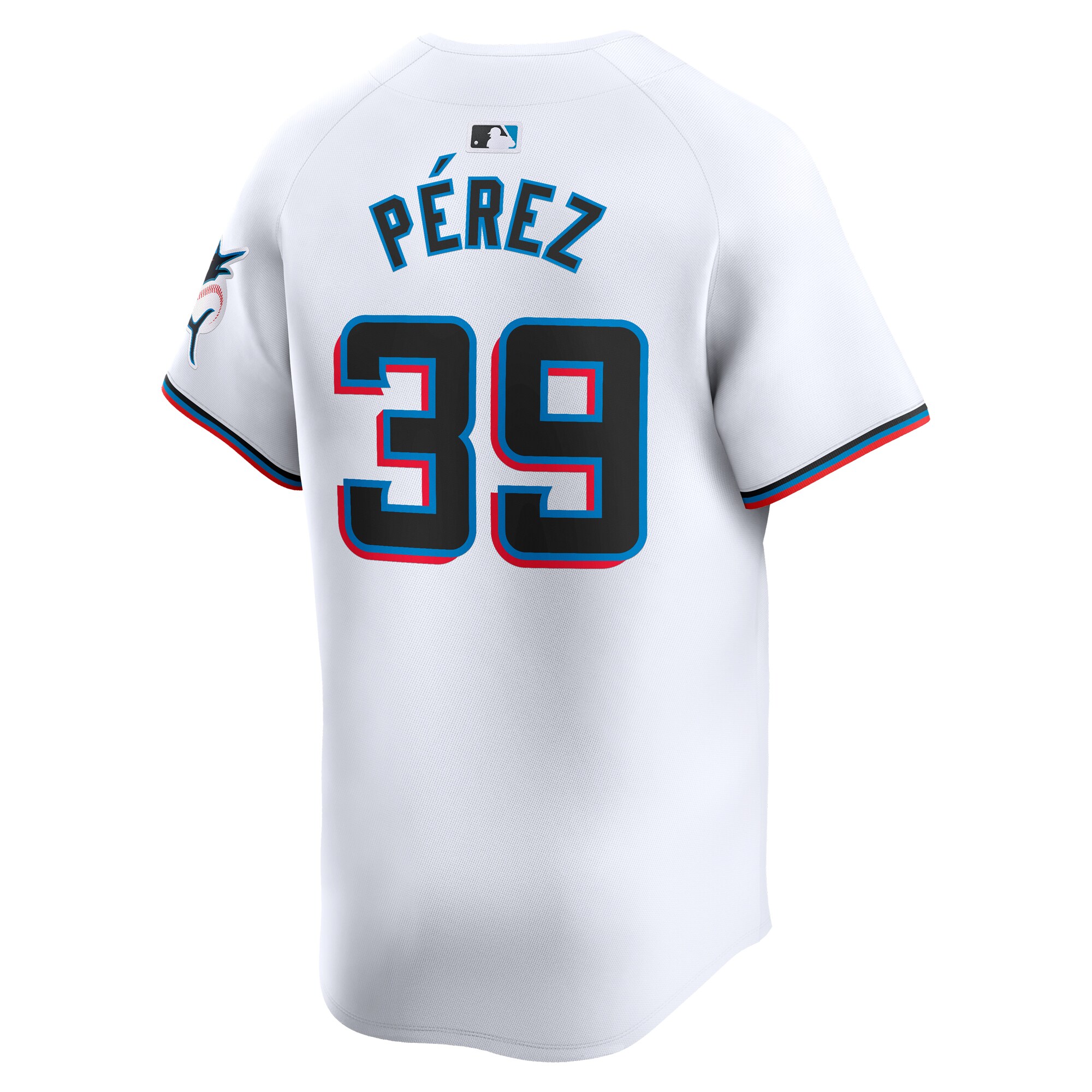 Eury P\u00c3\u00a9rez Miami Marlins  Home Limited Player Jersey\u00c2\u00a0\u00e2\u20ac\u201c White