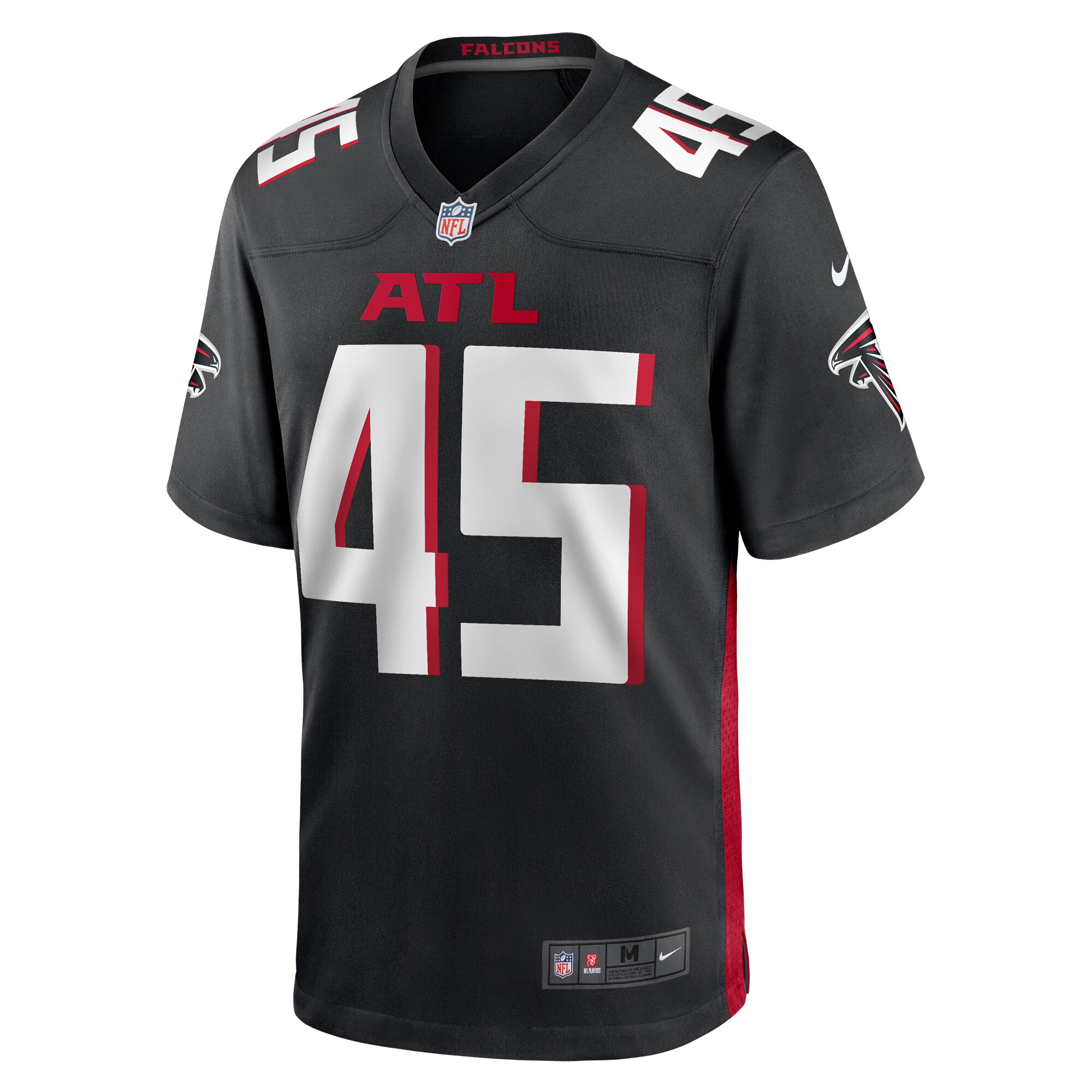 Donavan Mutin Atlanta Falcons   Game Jersey -  Black