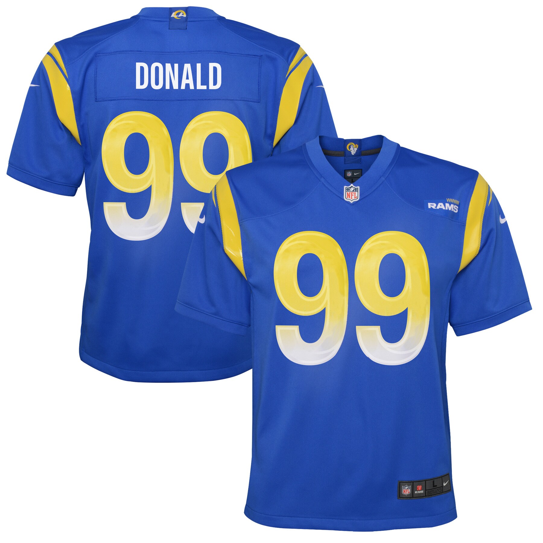Aaron Donald Los Angeles Rams  Youth Game Jersey - Royal