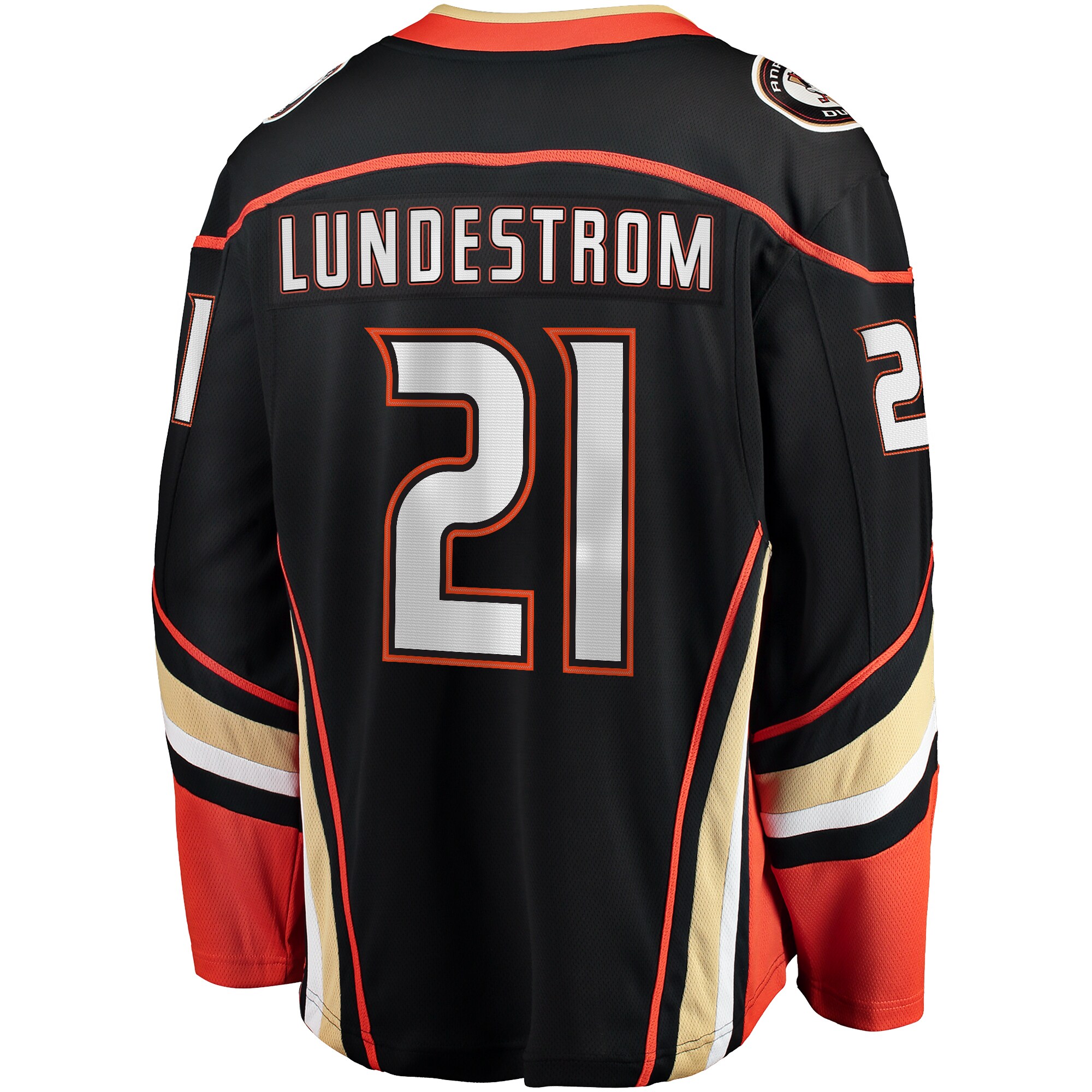 Isac Lundestrom Anaheim Ducks Fanatics Home Breakaway Jersey - Black