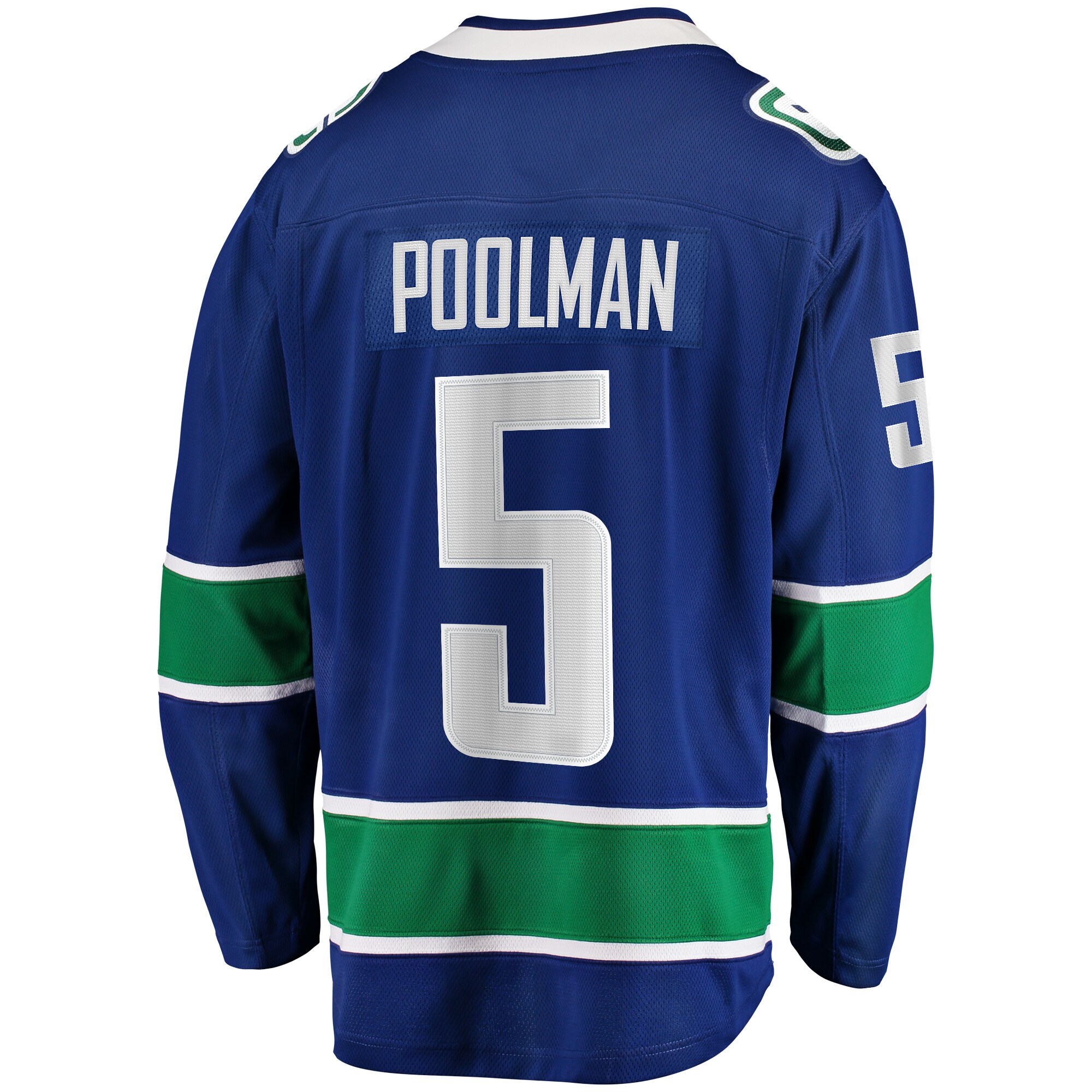 Tucker Poolman Vancouver Canucks Fanatics Home Premier Breakaway Player Jersey - Blue