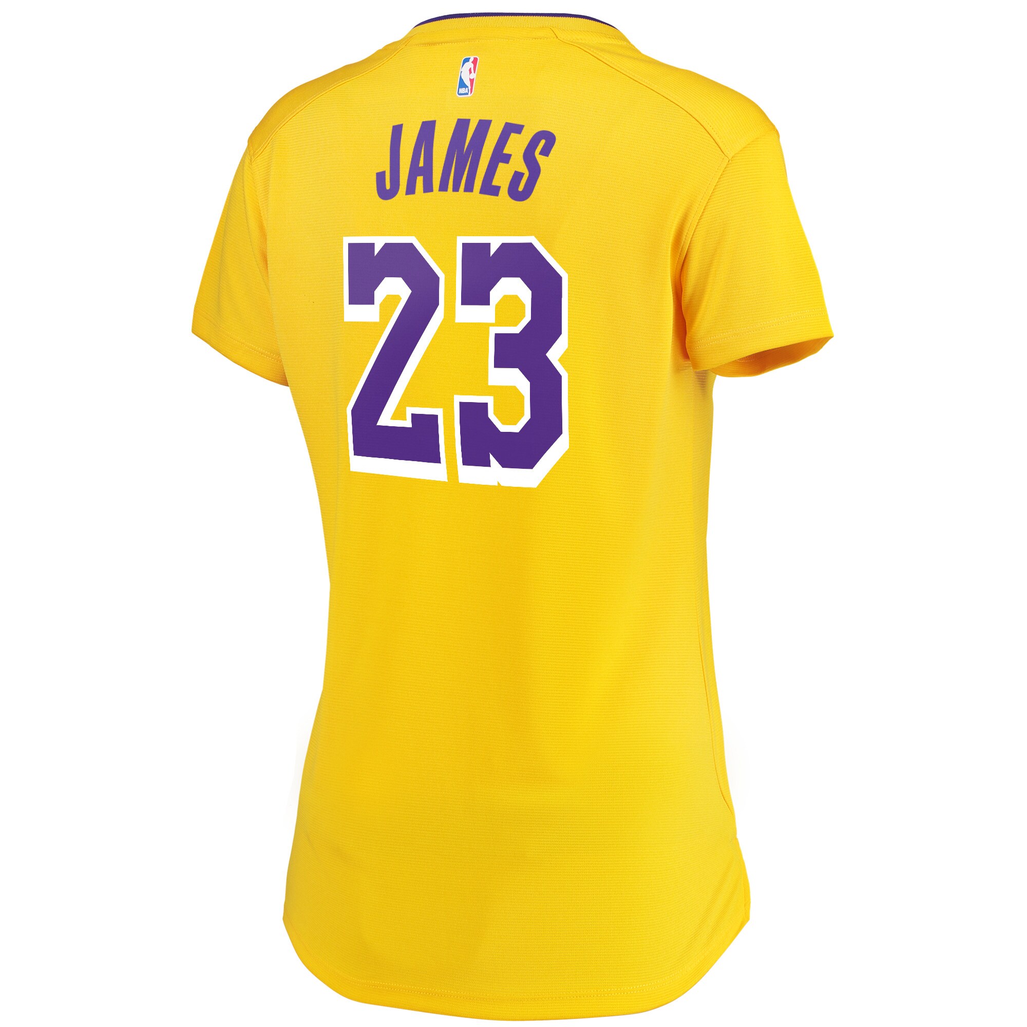 LeBron James Los Angeles Lakers Fanatics Women's Fast Break Replica Jersey - Icon Edition - Gold